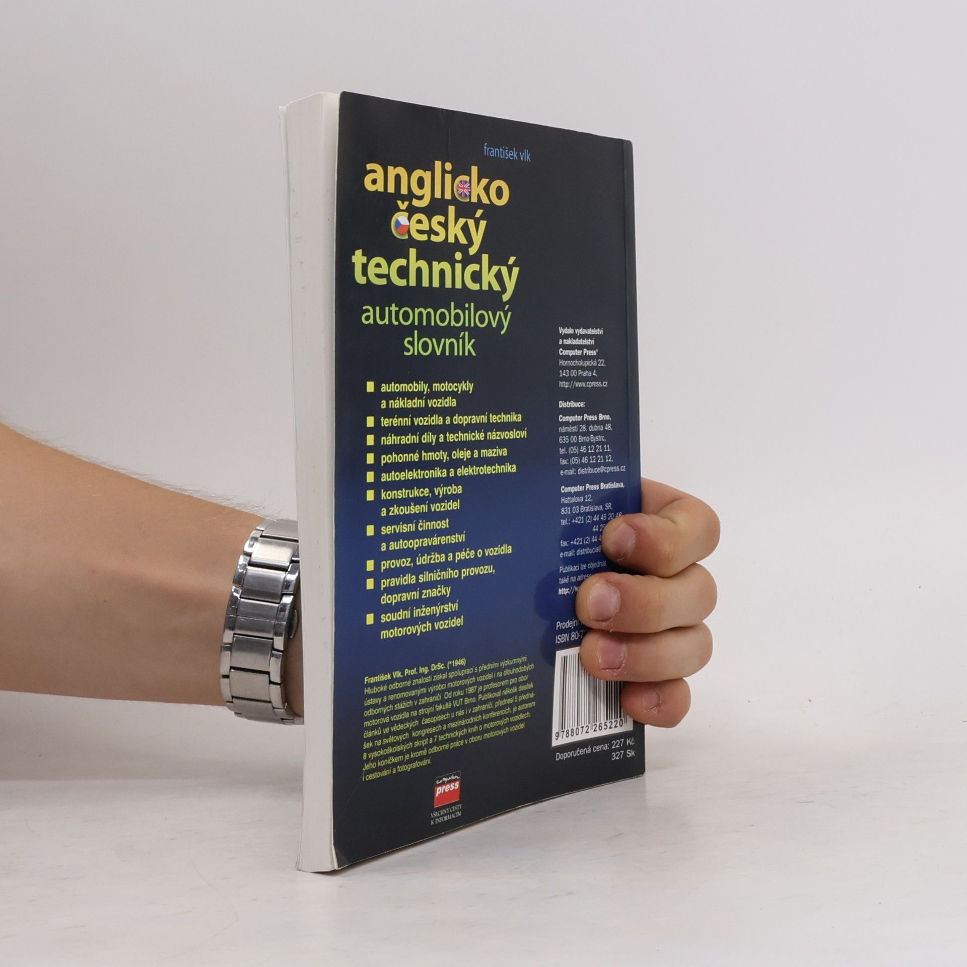 František Vlk Anglicko-český technický automobilový slovník