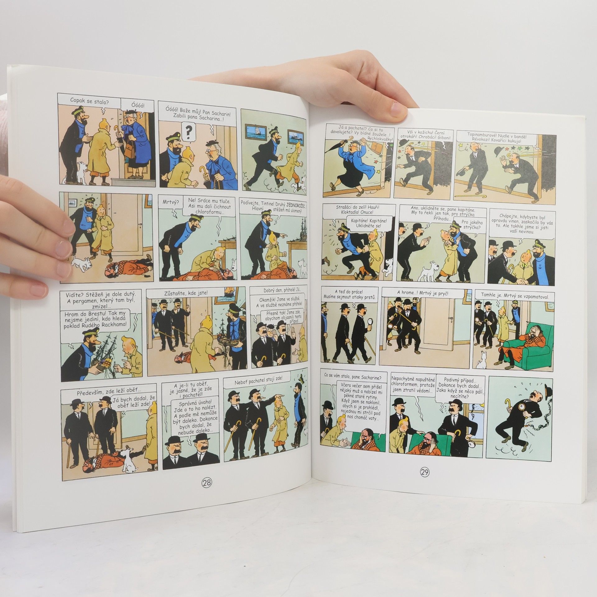 Hergé Tintinova dobrodružství: Tajemství Jednorožce