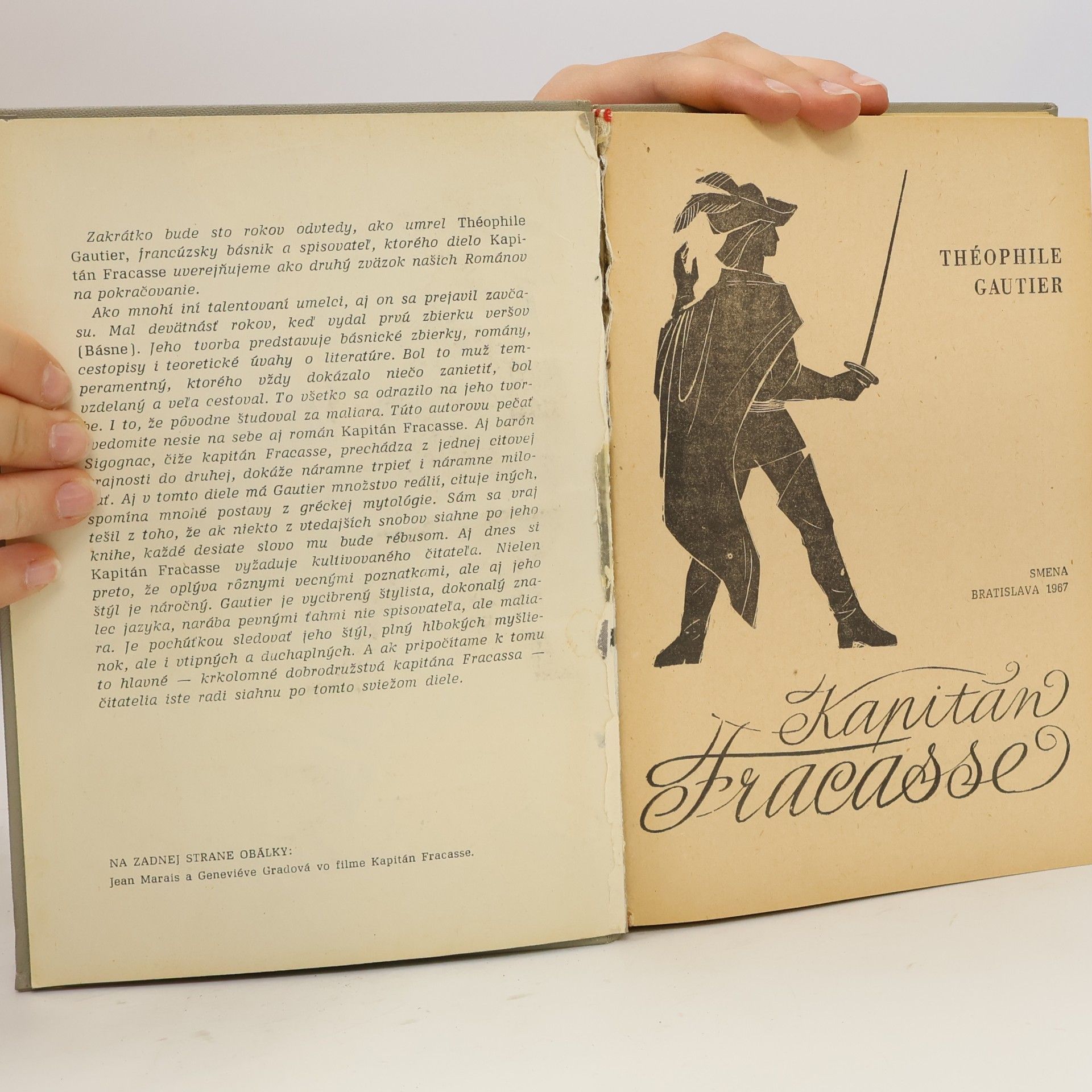 Théophile Gautier Kapitán Fracasse