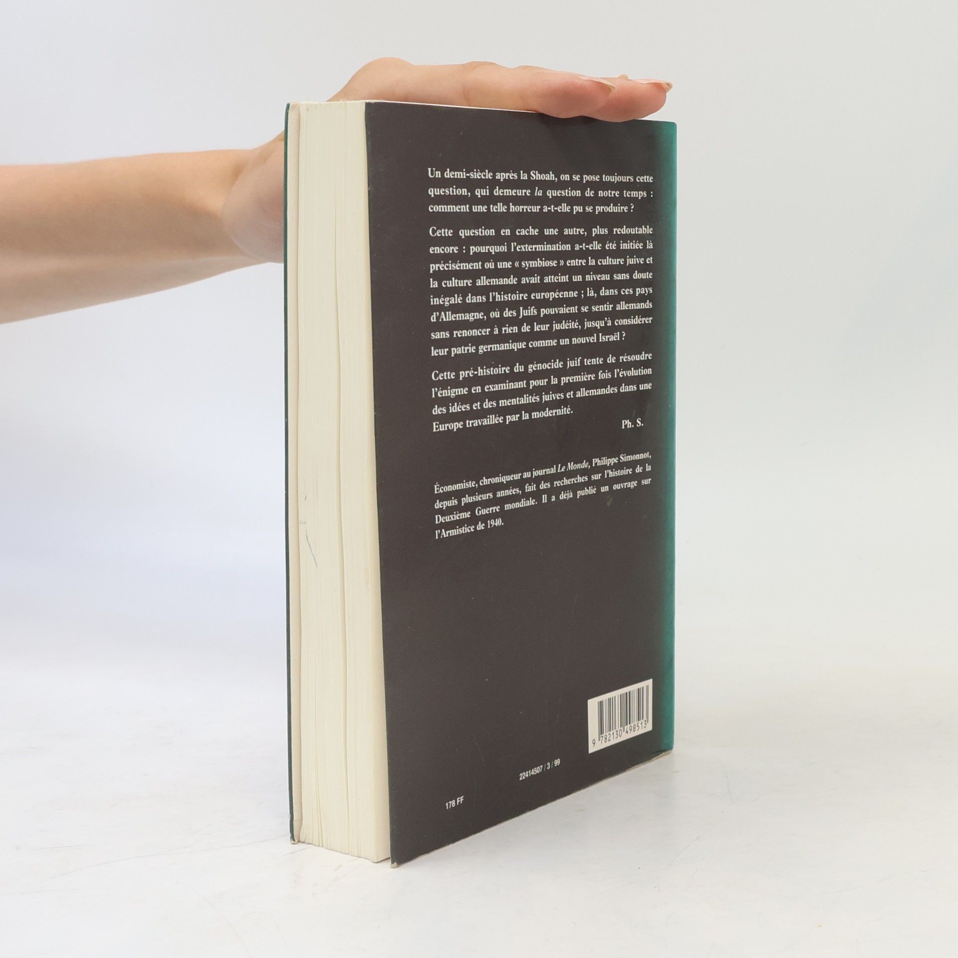 Philippe Simonnot Perspectives critiques: Juifs et Allemands