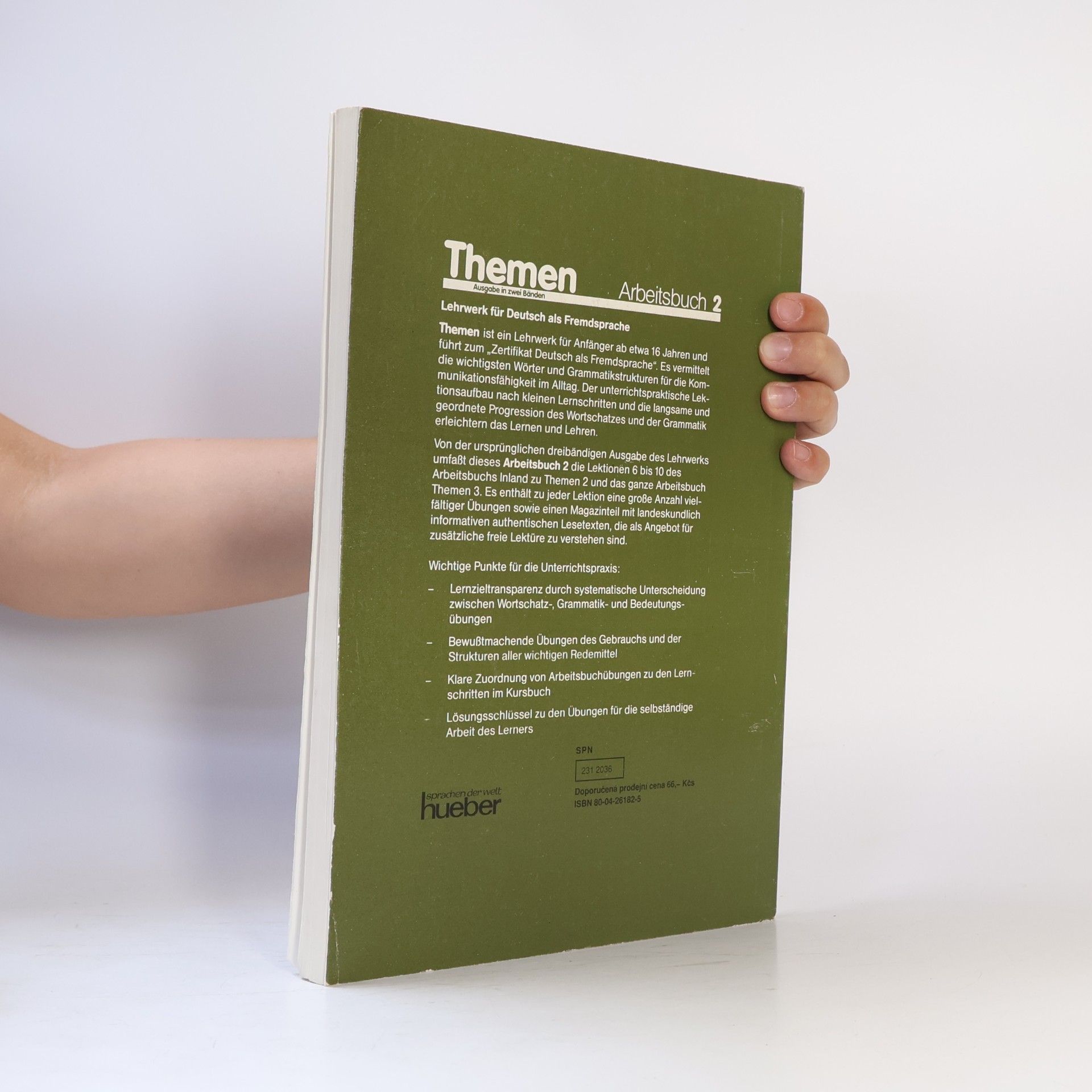 Hartmut Aufderstrasse Themen 2: Ausgabe in zwei Bänden. Lehrwerk für Deutsch als Fremdsprache Arbeitsbuch.