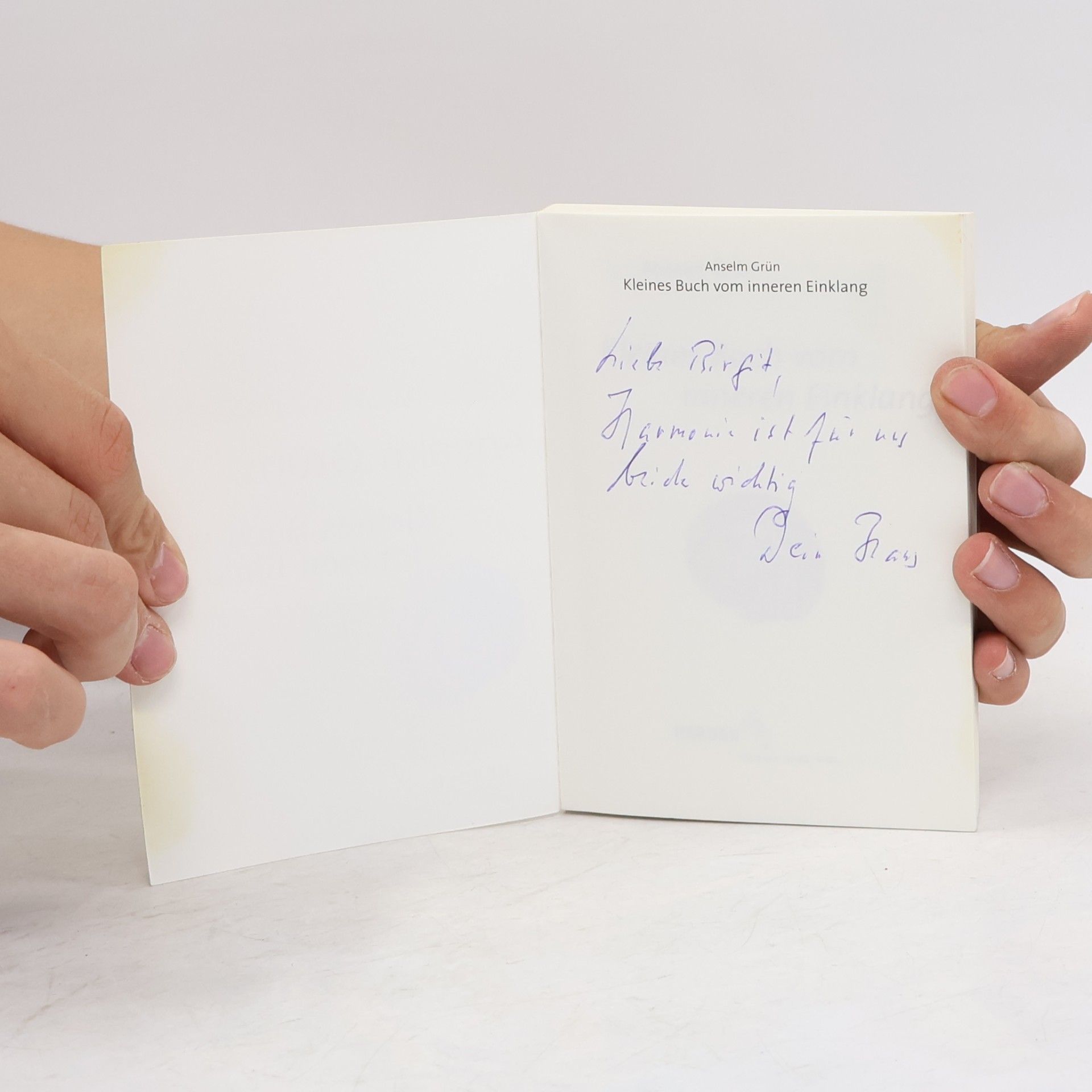 Anselm Grün Kleines Buch vom inneren Einklang