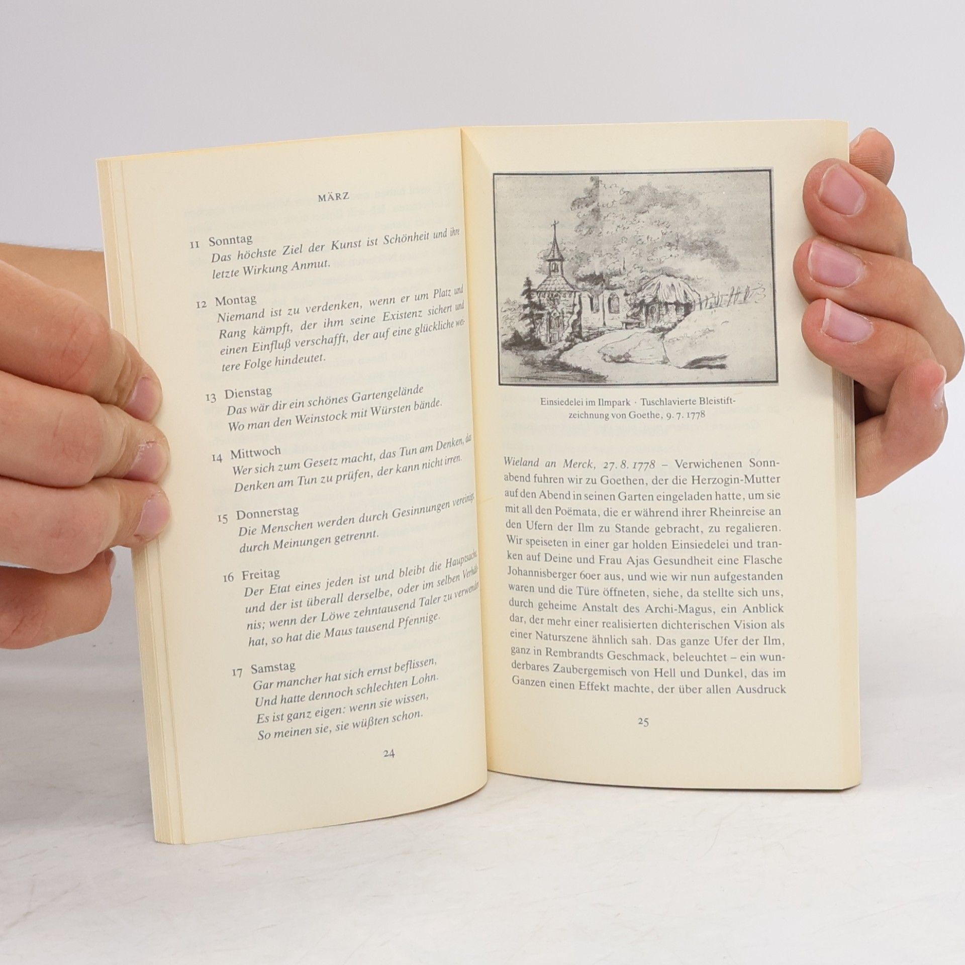 Johann Wolfgang von Goethe Mit Goethe durch das Jahr