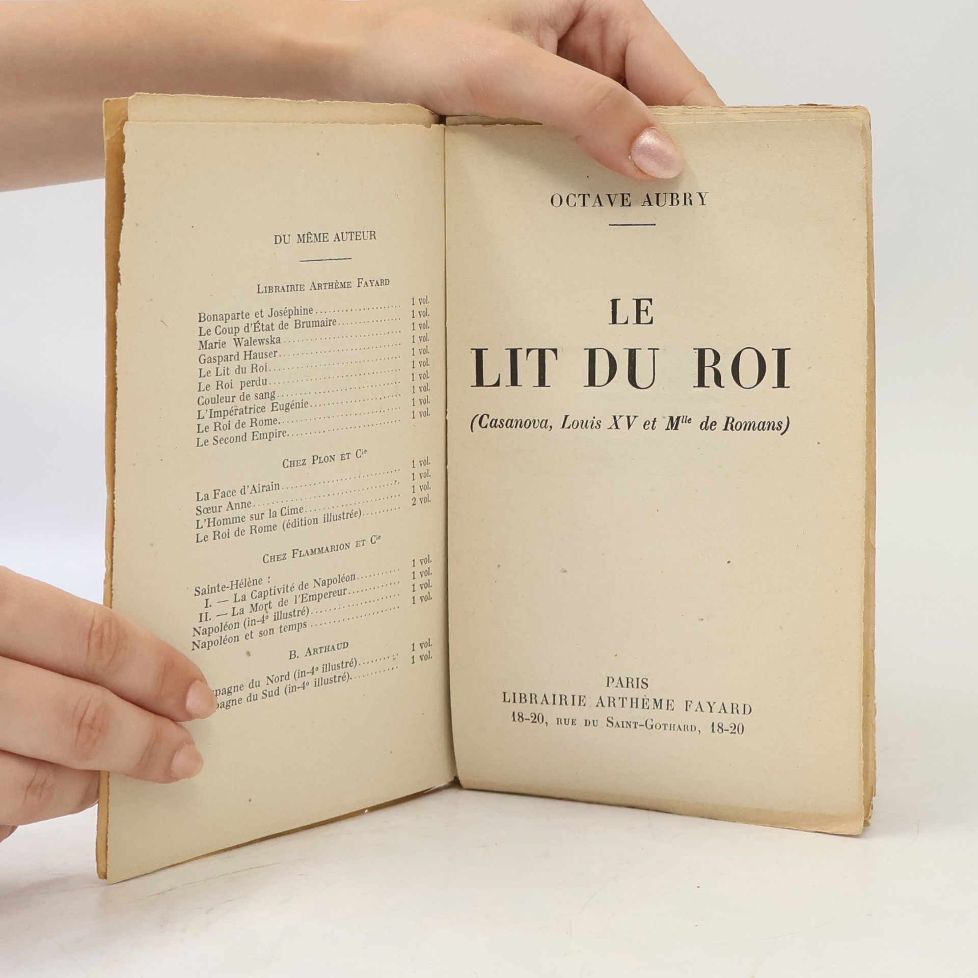 Aubry Octave Le Lit du roi