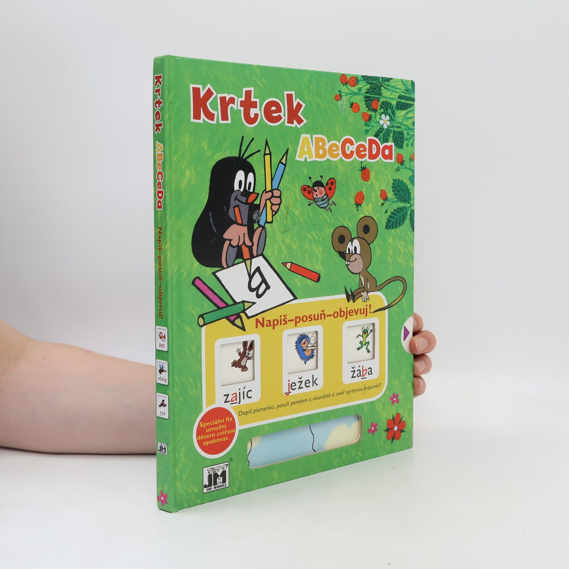 Zdeněk Miler Krtek - abeceda. Napiš - posuň - objevuj!