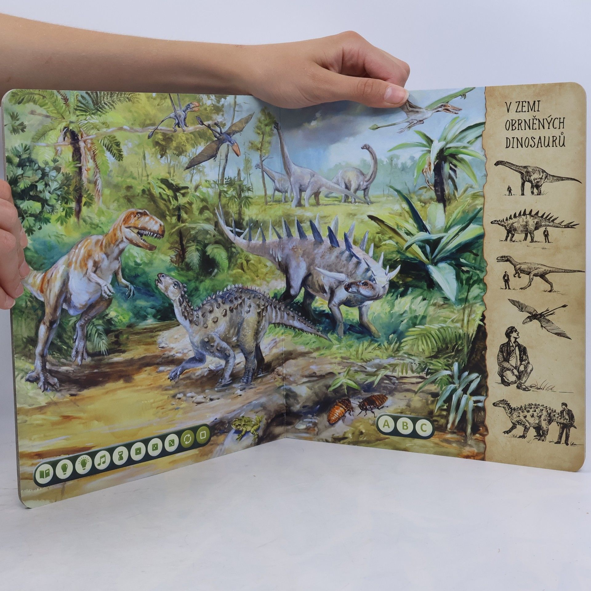 Jan Spěváček Dinosauři. Interaktivní mluvící kniha