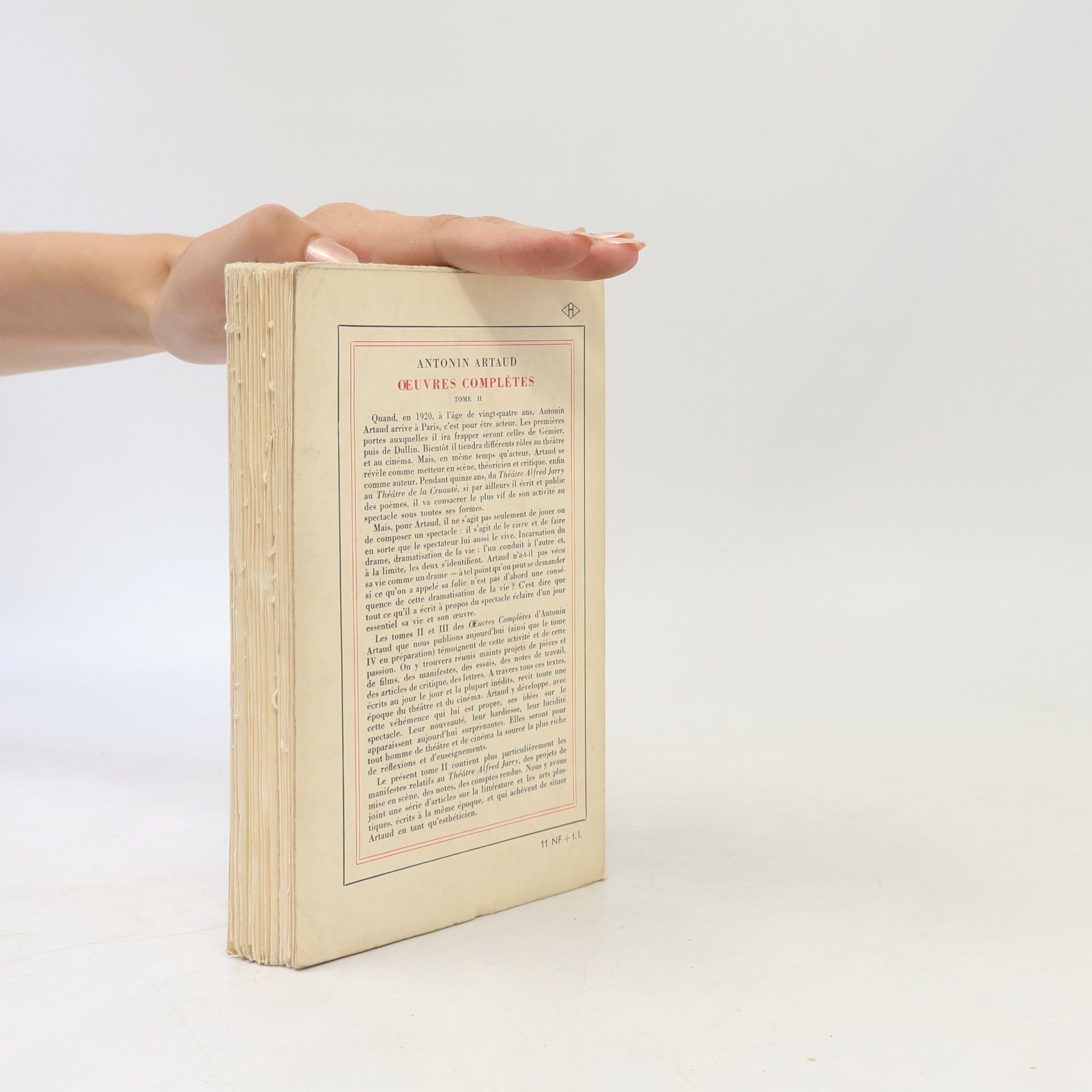 Antonin Artaud Oeuvres completes II