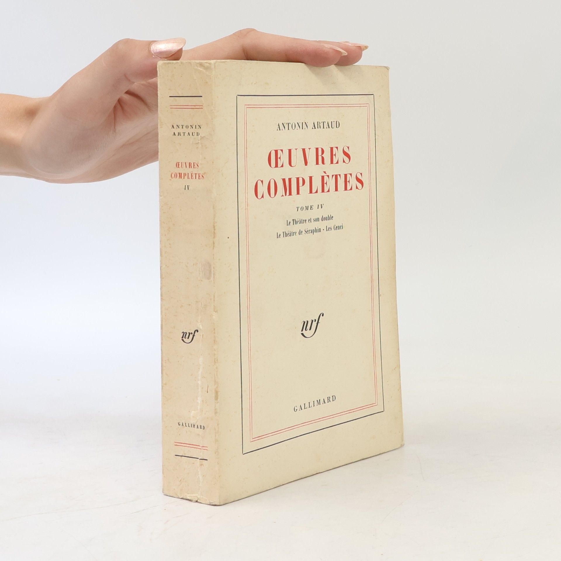 Oeuvres complets IV