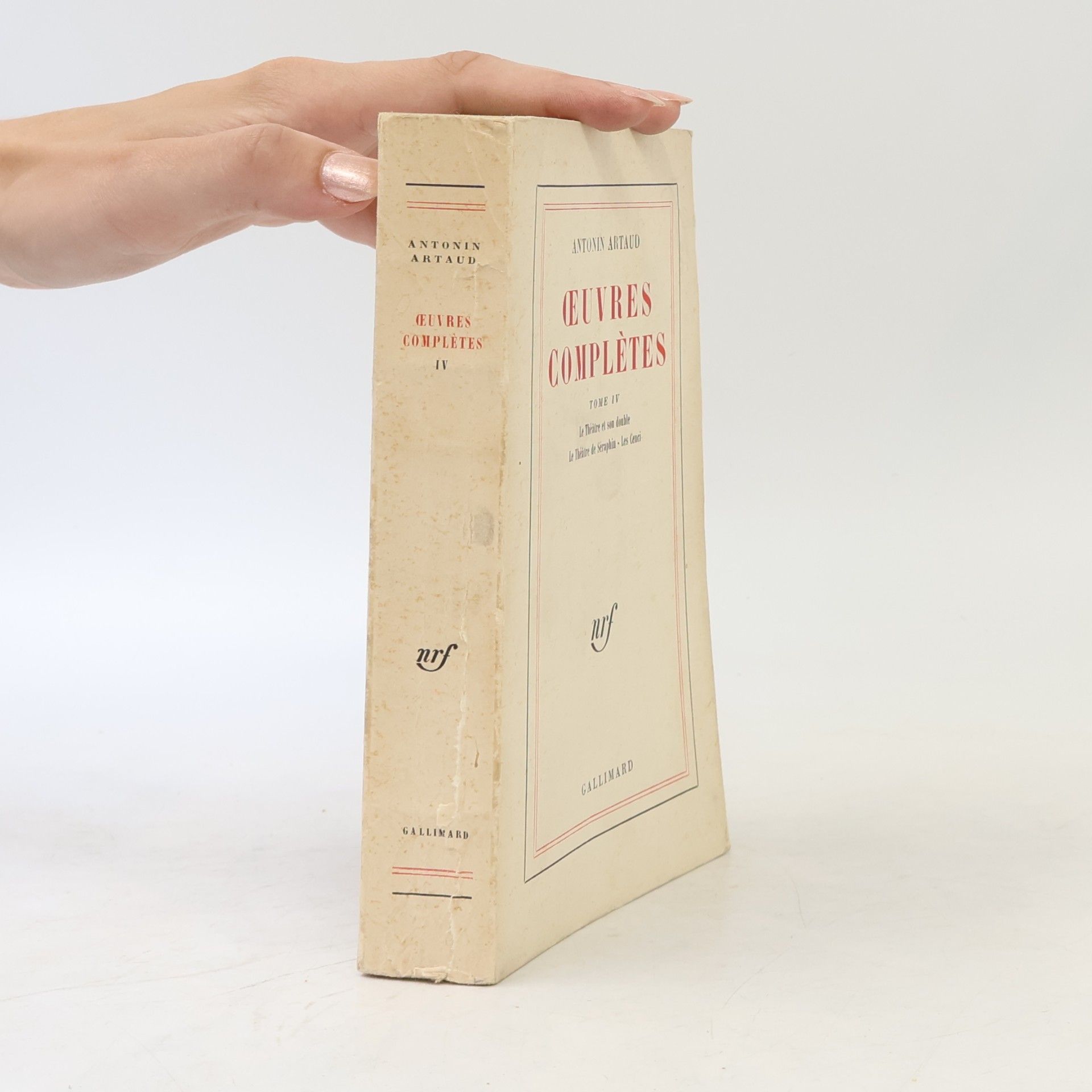 Antonin Artaud Oeuvres complets IV