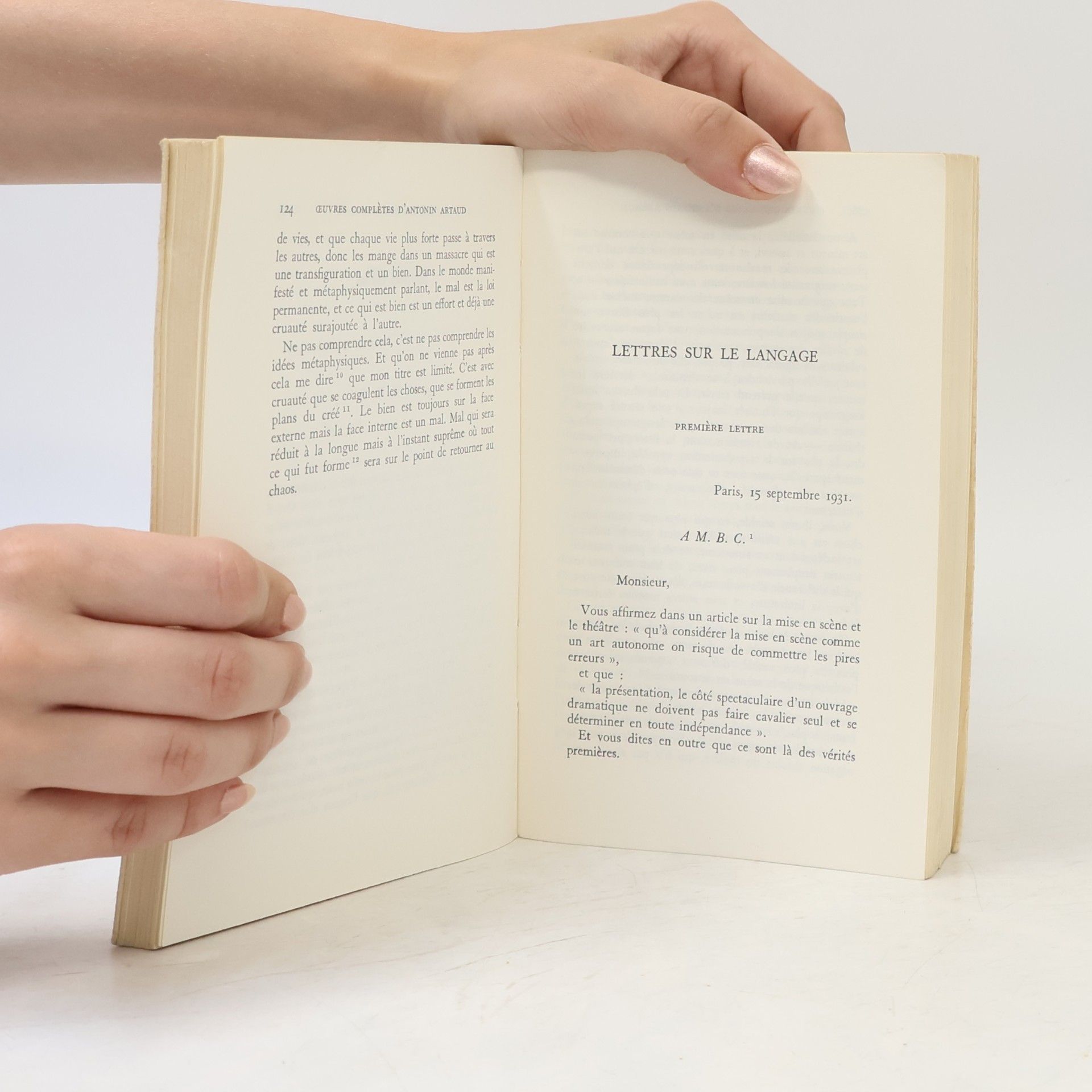Antonin Artaud Oeuvres complets IV