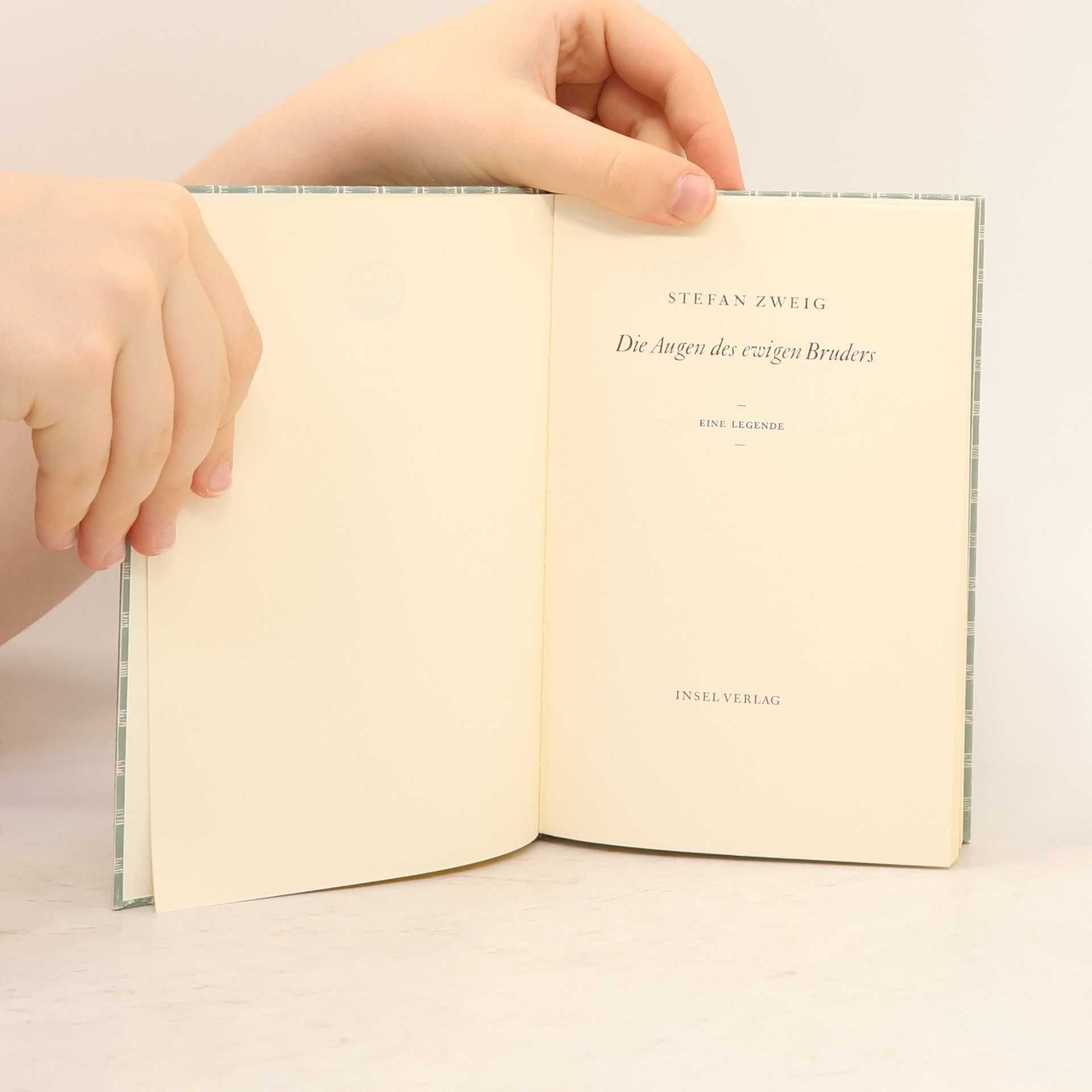 Stefan Zweig Die Augen des ewigen Bruders