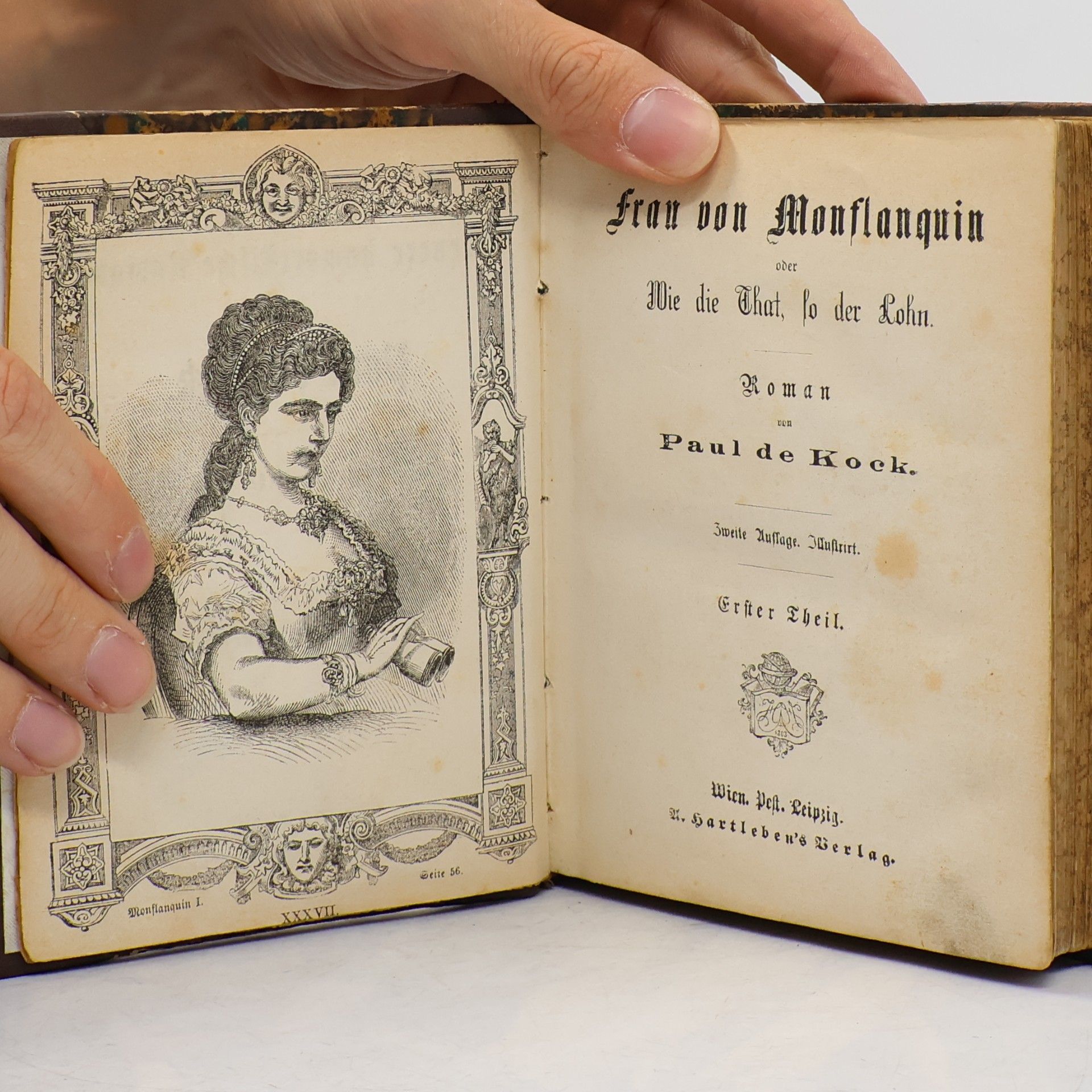 Paul de Kock Frau von Monflanquin oder Wie die That, so der Lohn