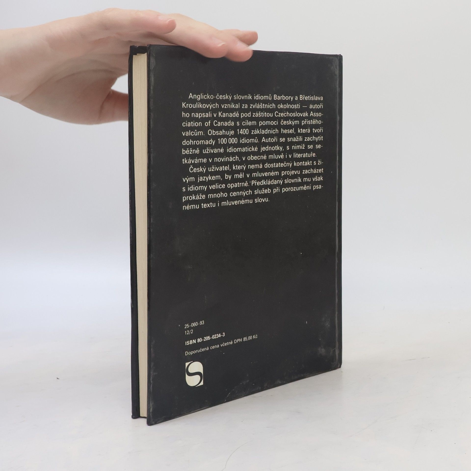 Barbora Kroulíková Anglicko-český slovník idiomů. English-Czech Dictionary of Idioms