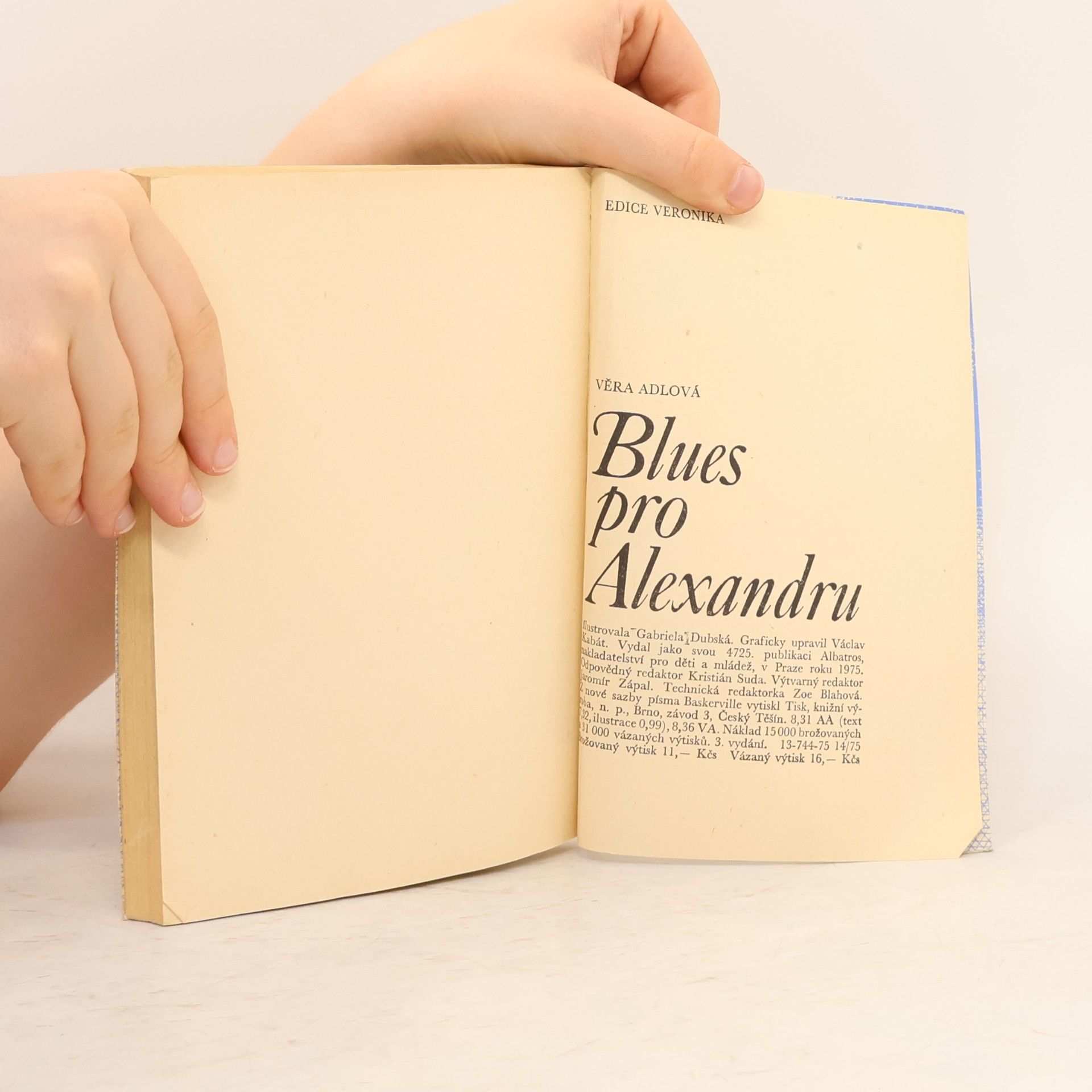 Adlová Věra Blues pro Alexandru