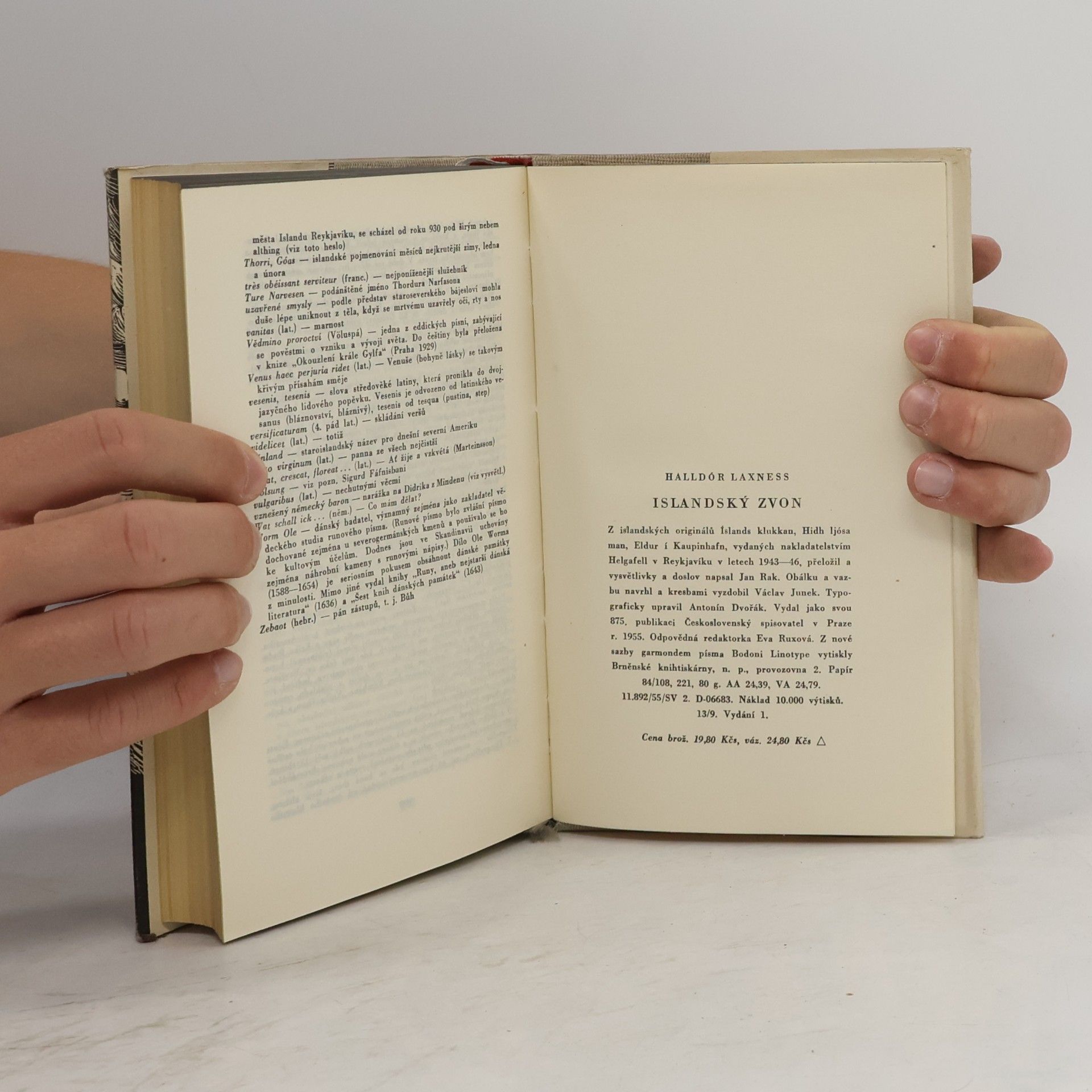Halldór Laxness Islandský zvon