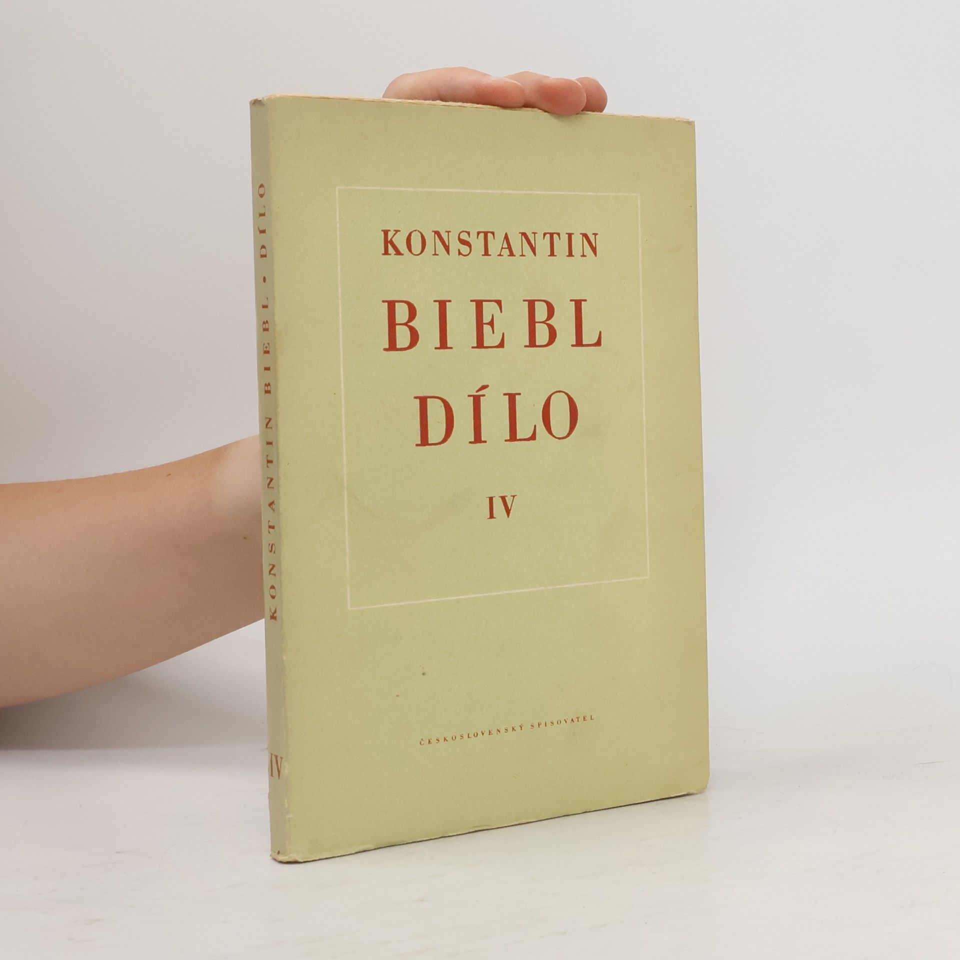 Konstantin Biebl Dílo IV