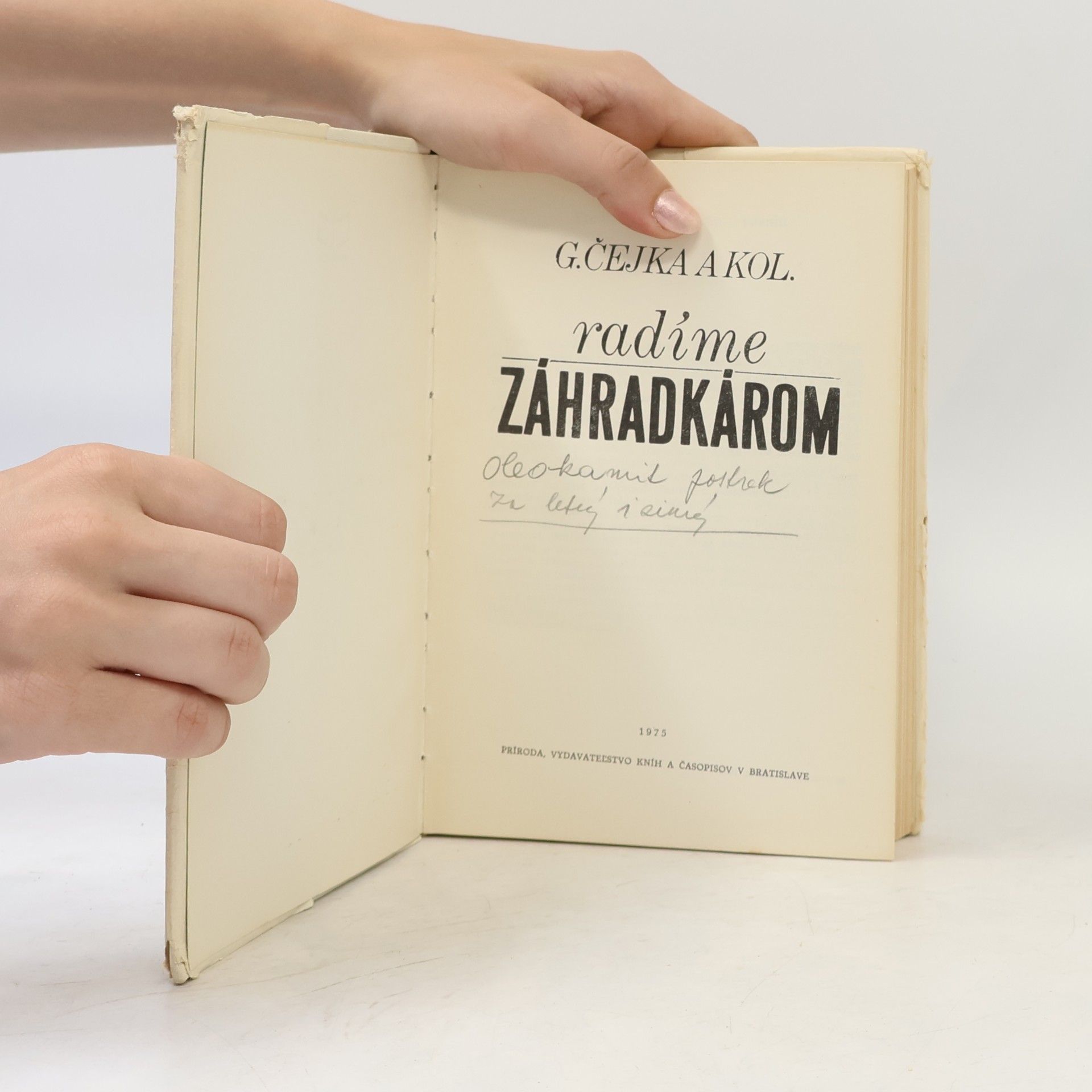 Gustáv Čejka Radíme záhradkárom