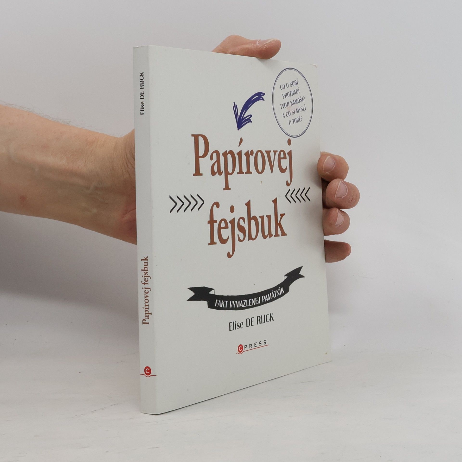 Elise de Rijck Papírovej fejsbuk : co o sobě prozdradí tvoji kámoši? : a co si myslí o tobě? : pro mladé i staré
