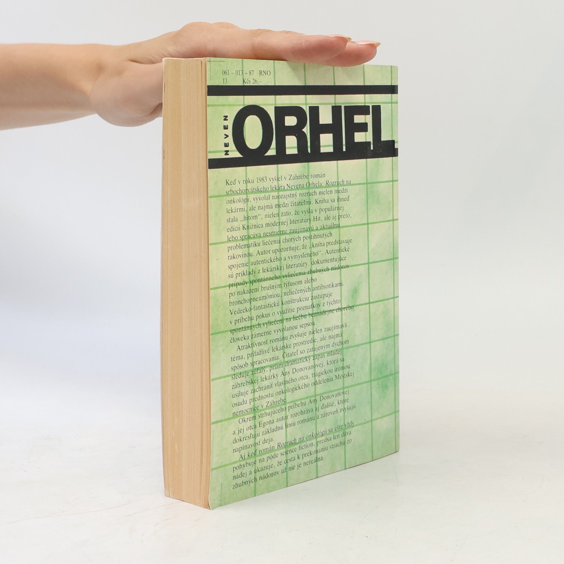 Neven Orhel Rozruch na onkológii