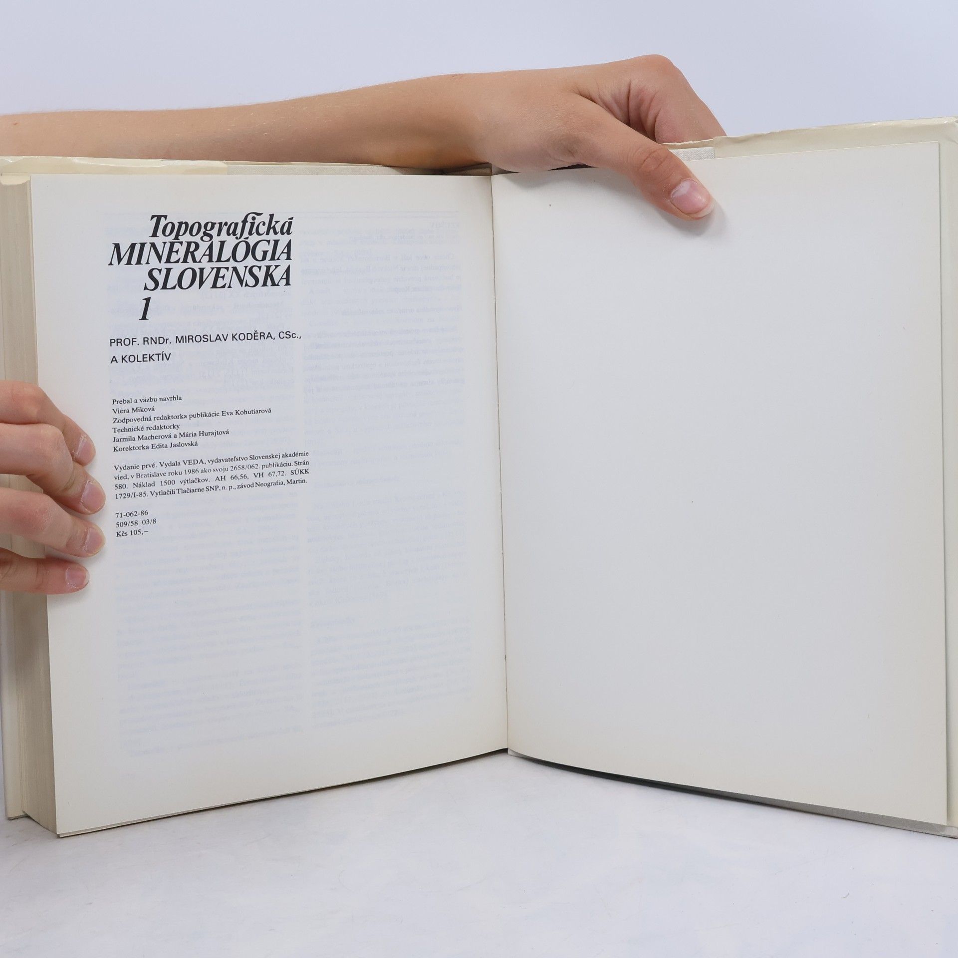 Miroslav Koděra Topografická mineralógia Slovenska 1