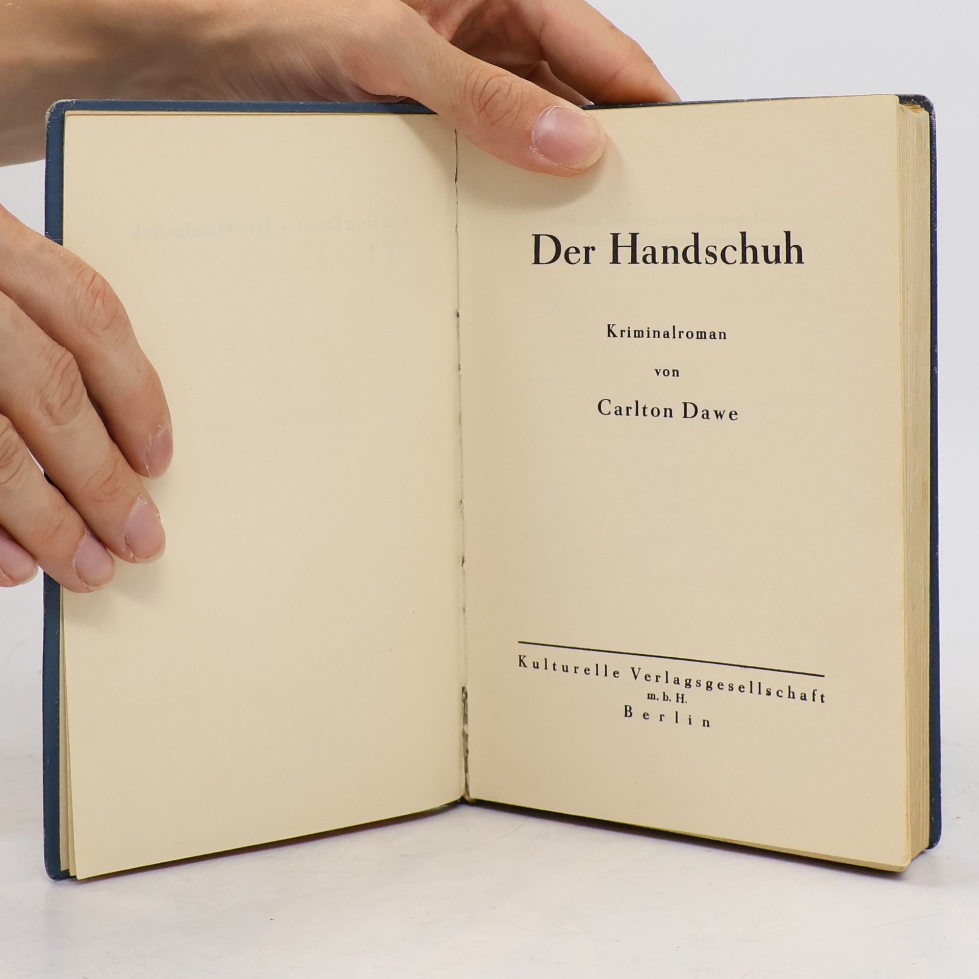 Carlton Dawe Der Handschuh