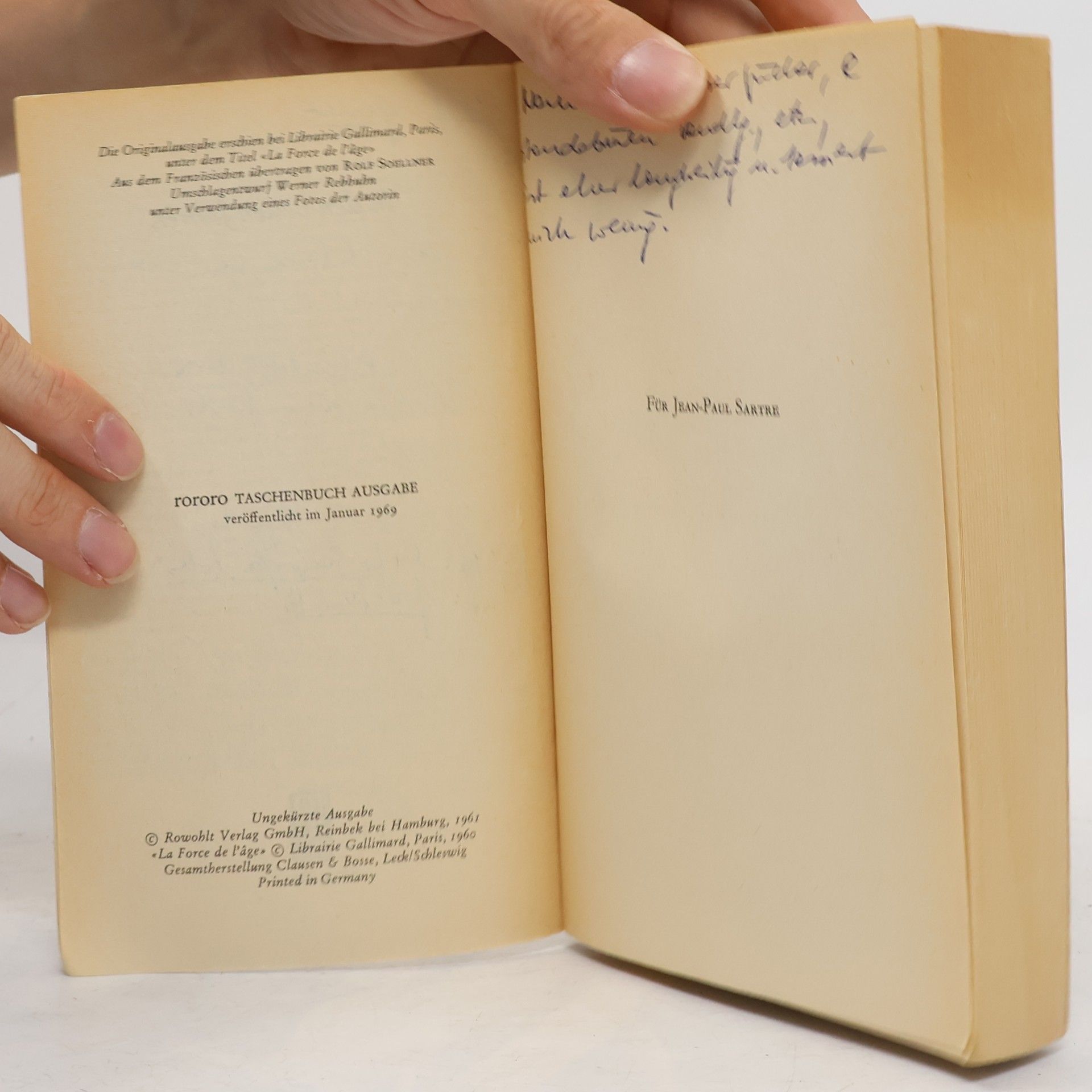 Simone de Beauvoir In den besten Jahren