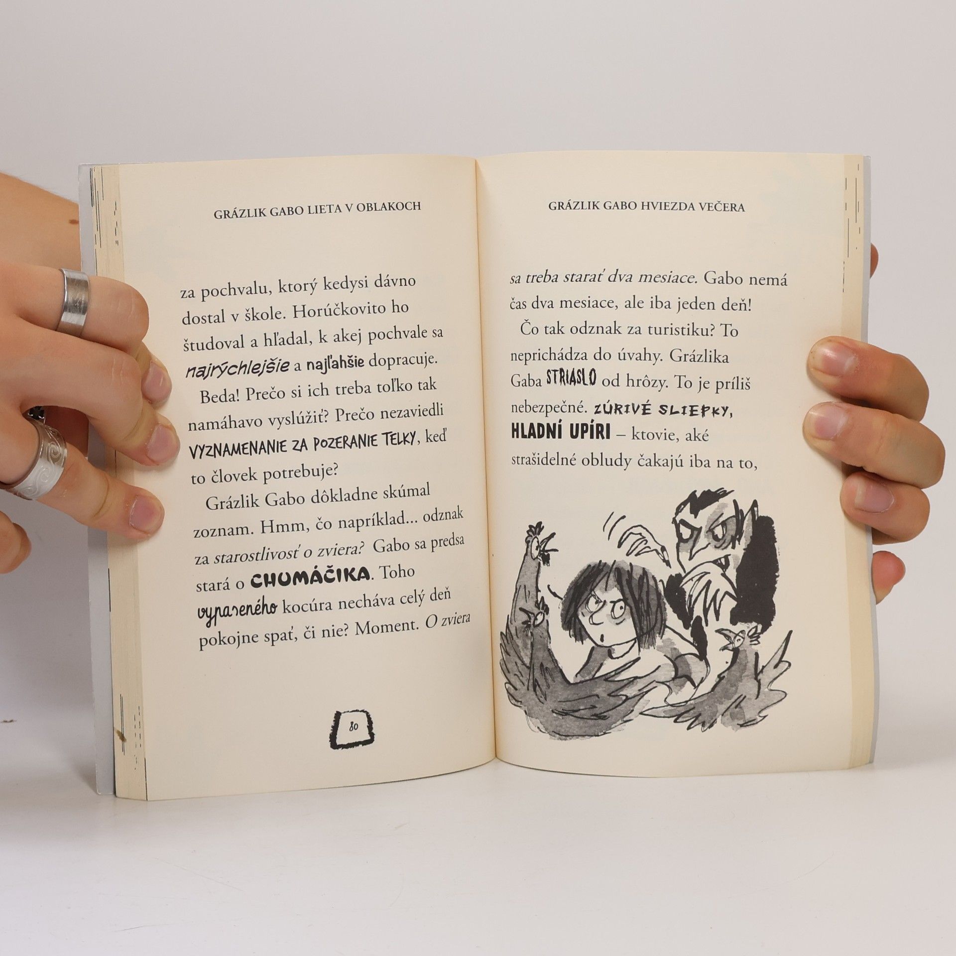 Francesca Simon Grázlik Gabo lieta v oblakoch