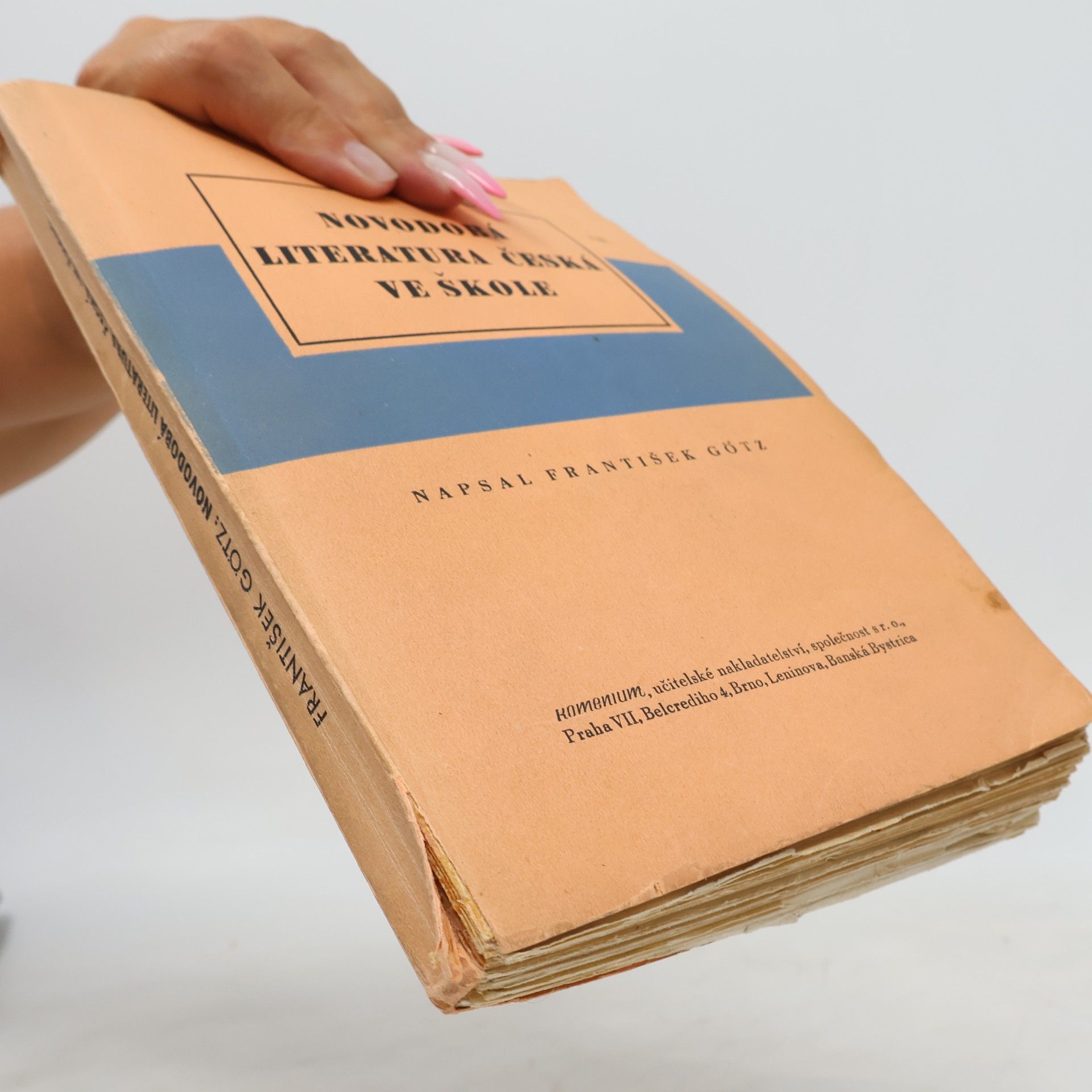 František Götz Novodobá literatura česká ve škole