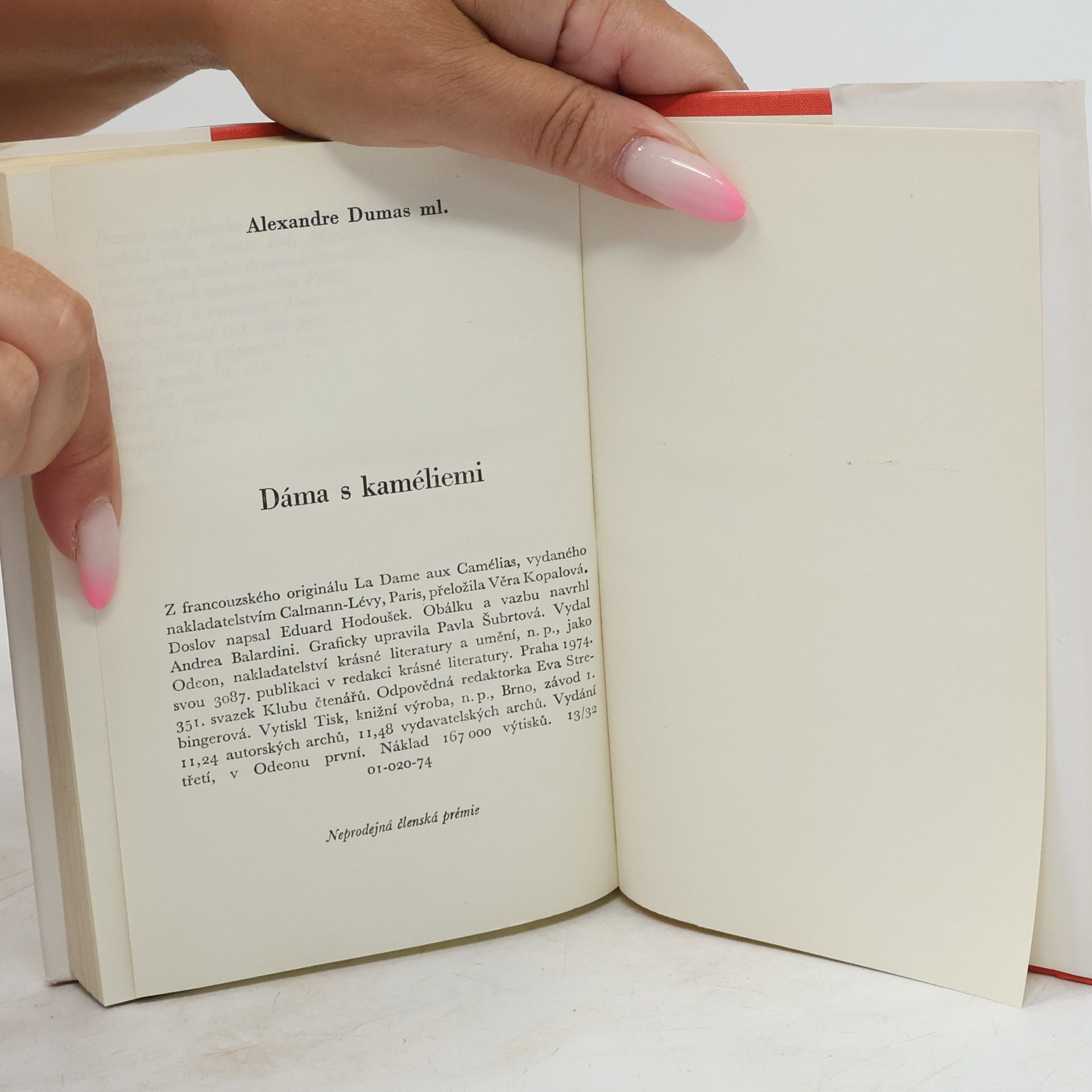 Alexandre Dumas der Jüngere Dáma s kaméliemi