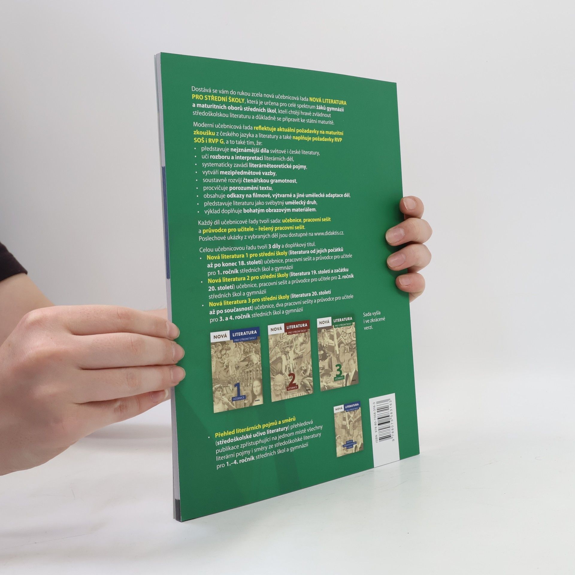Jolana Fišarová Nová literatura 3 pro střední školy. Pracovní sešit 1