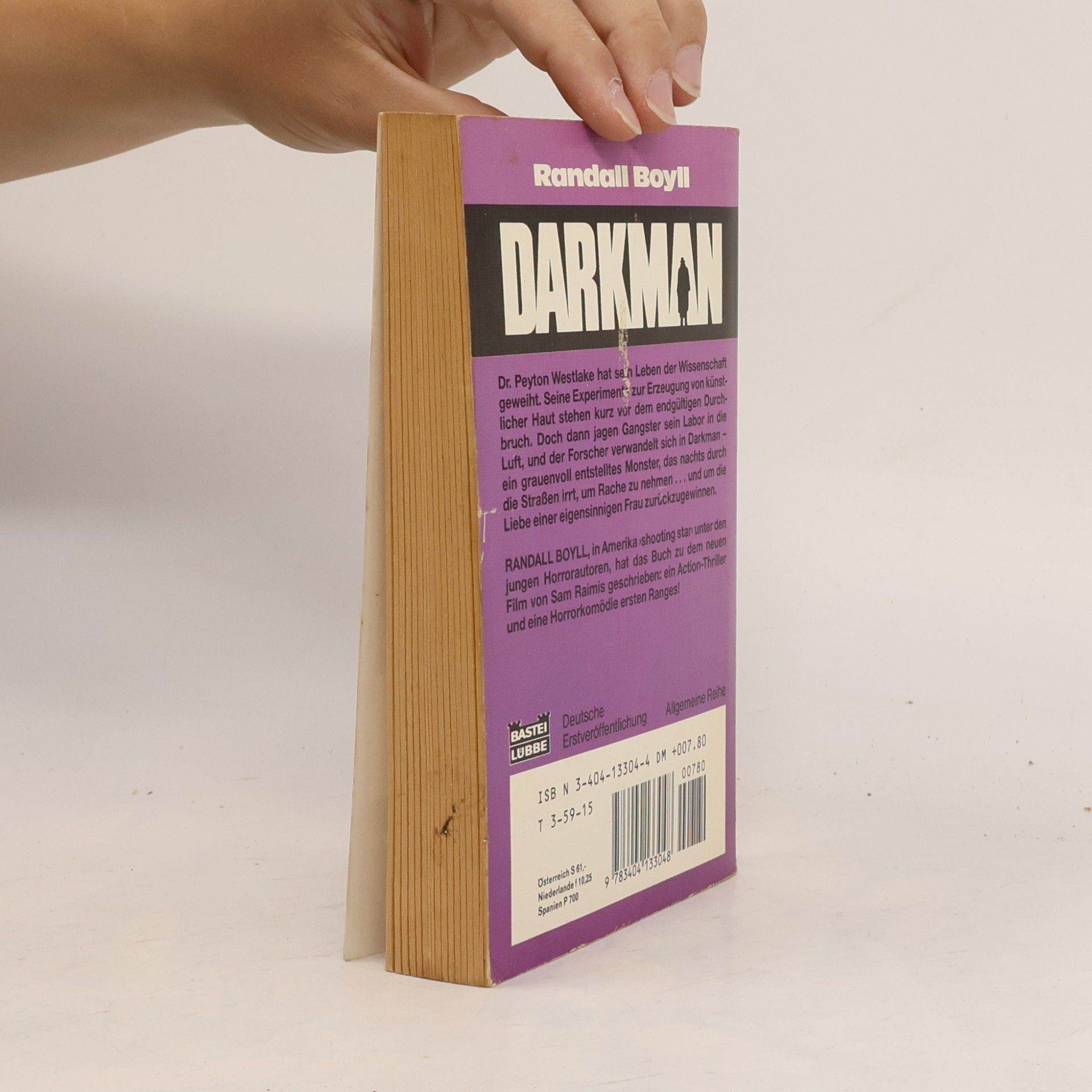 Randall Boyll Darkman. Roman zum Film