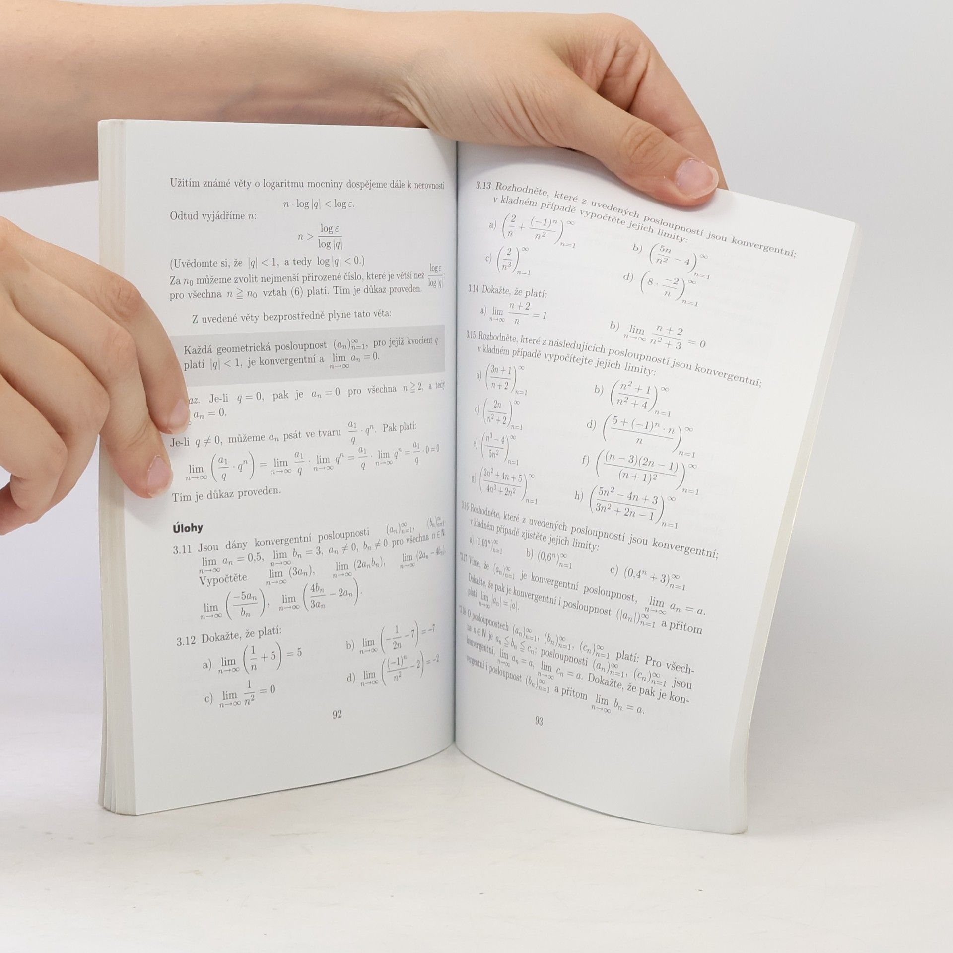 Oldřich Odvárko Matematika pro gymnázia. Posloupnosti a řady