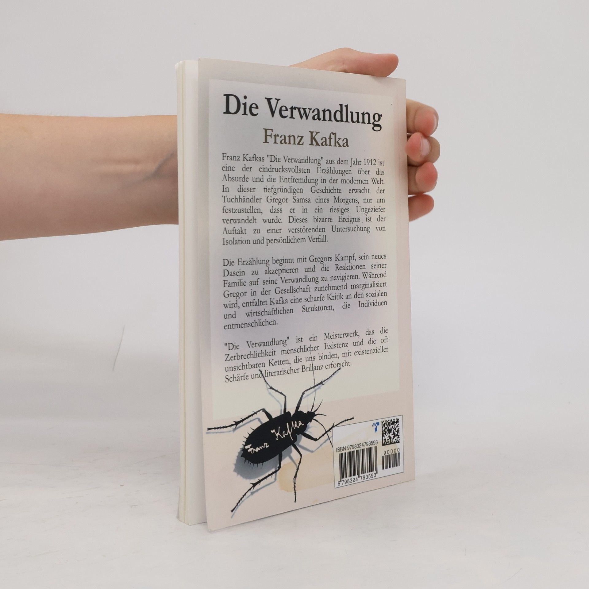 Franz Kafka Die Verwandlung: Originalausgabe