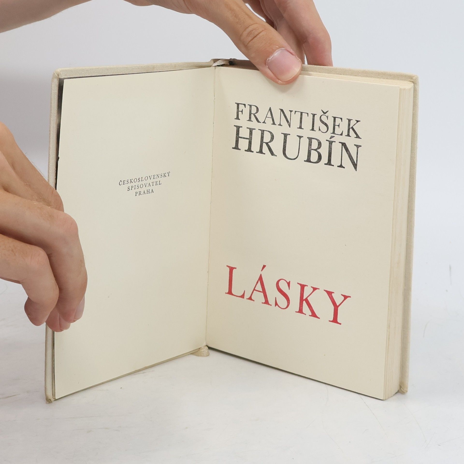 František Hrubín Lásky