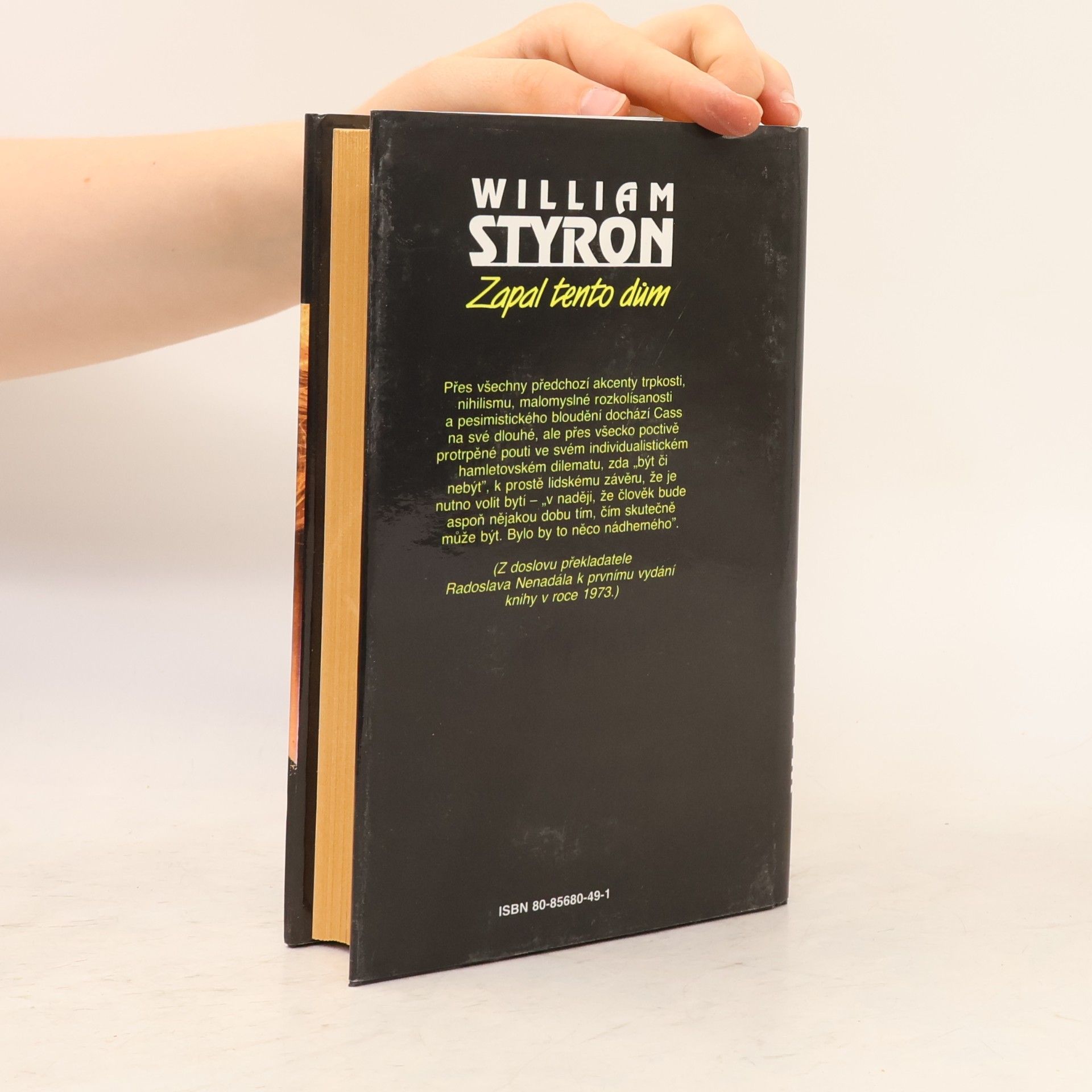 William Styron Zapal tento dům