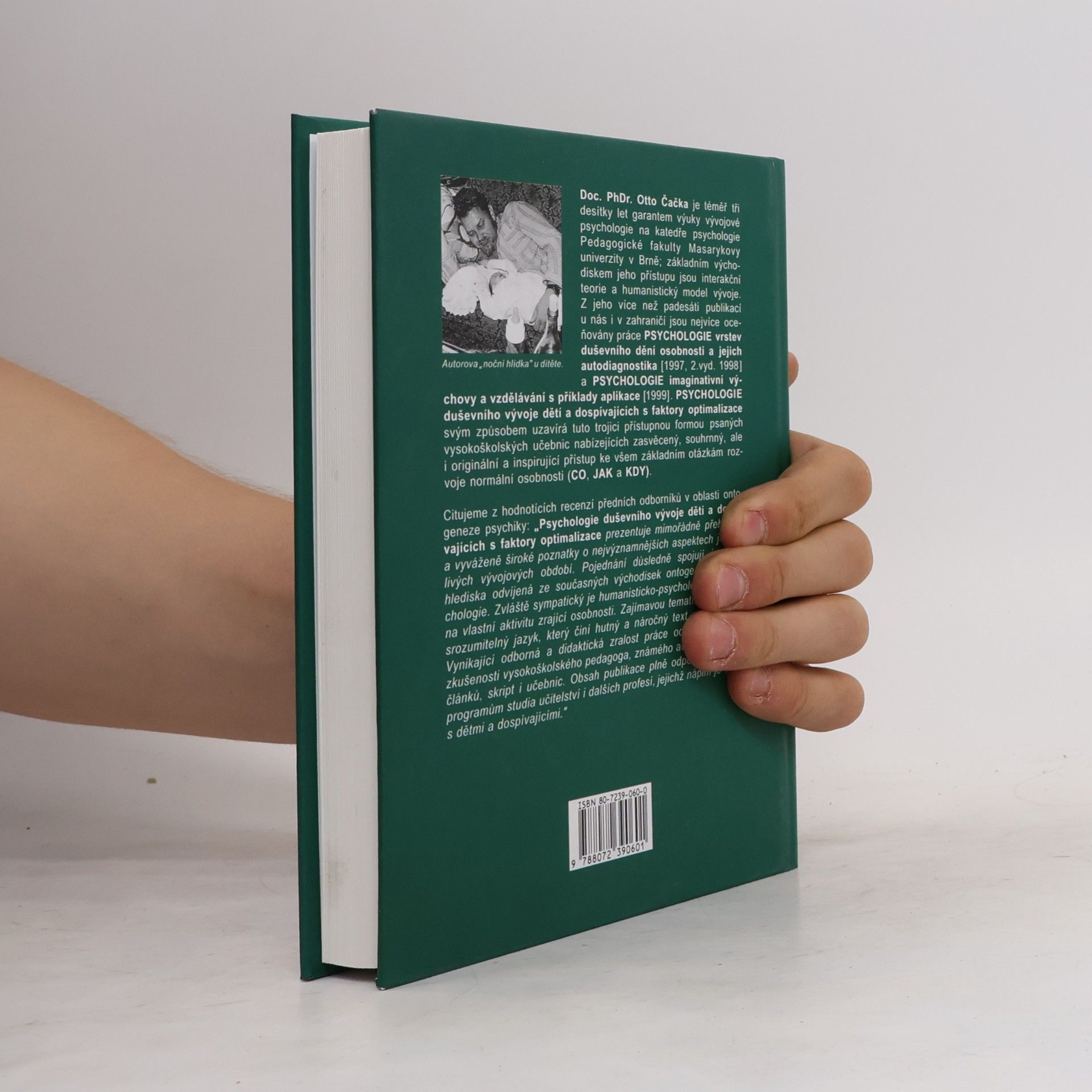 Otto Čačka Psychologie duševního vývoje dětí a dospívajících s faktory optimalizace