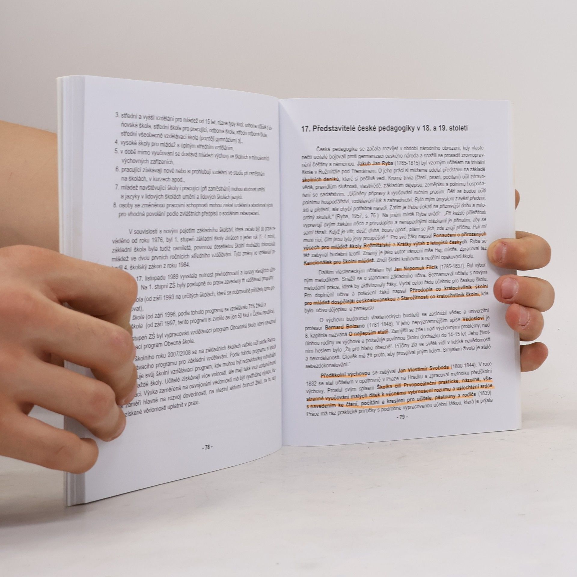 Bohumíra Šmahelová Nástin vývoje pedagogického myšlení
