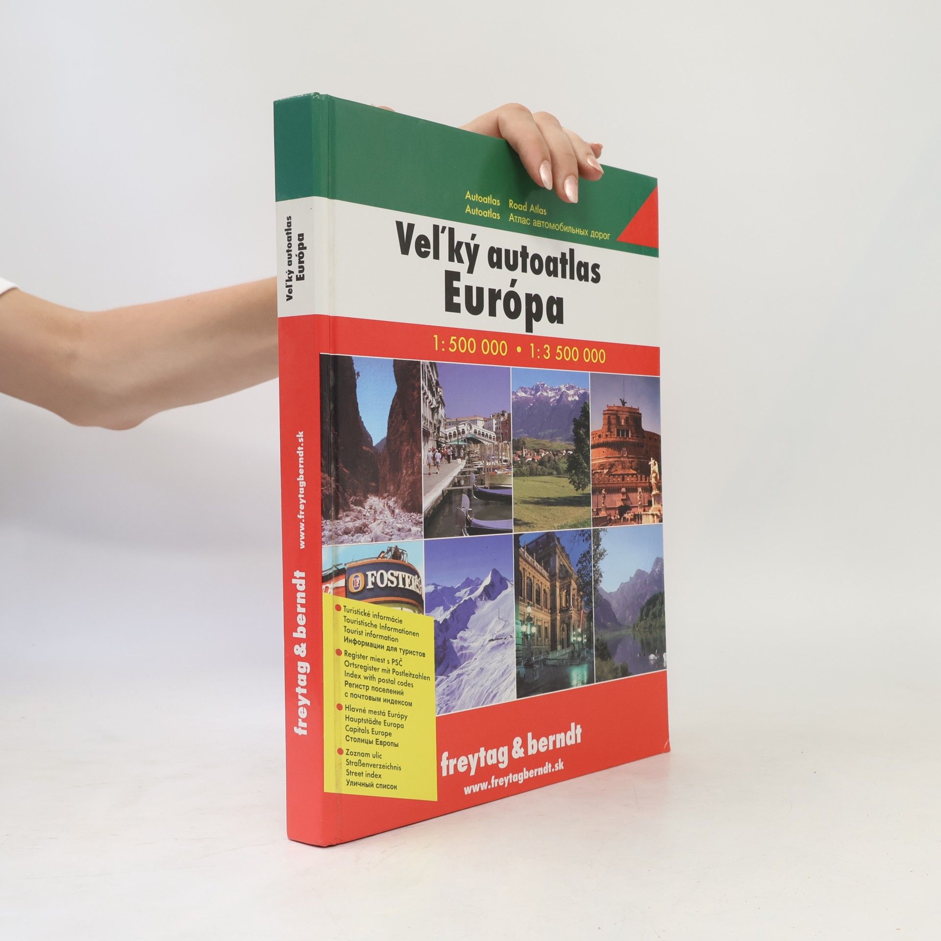 Autorenkollektiv Veľký autoatlas Európa