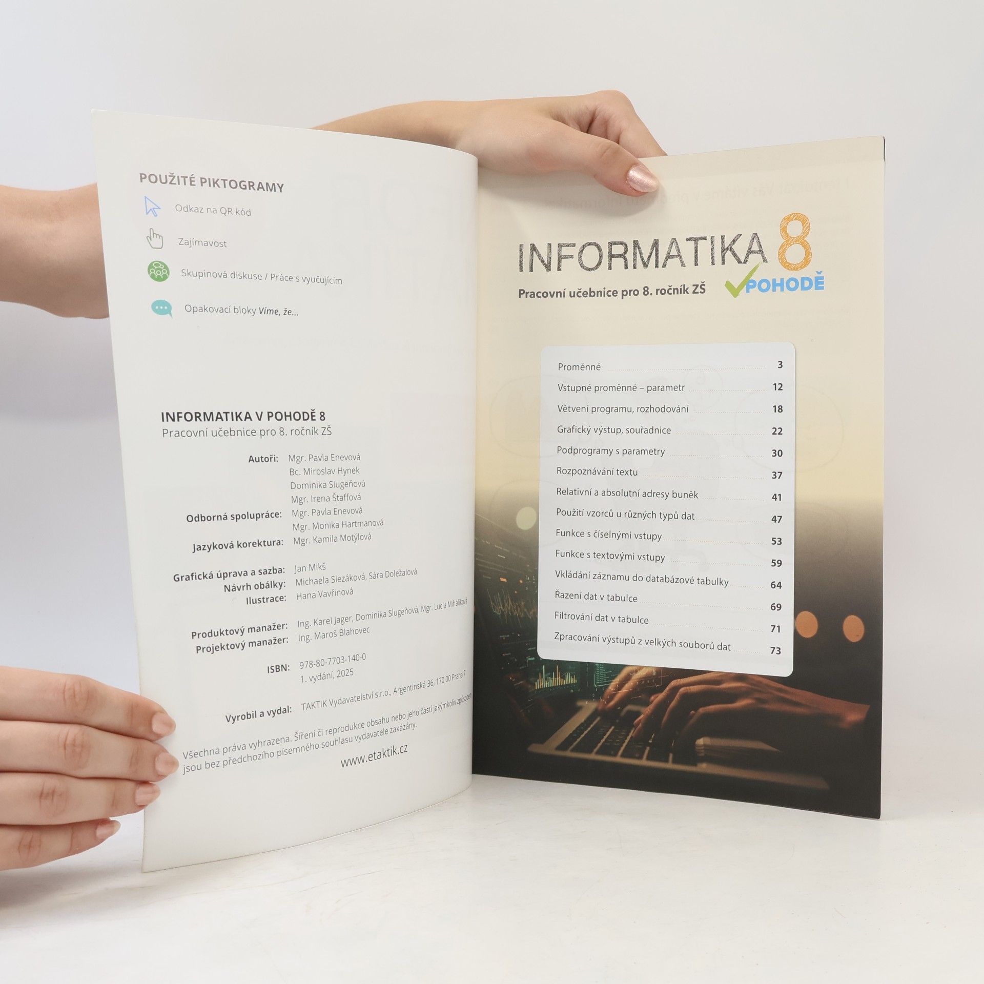 Pavla Enevová Informatika 8