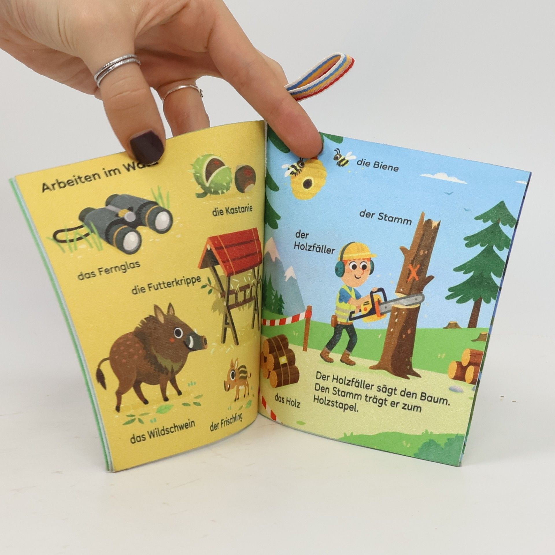Cornelia Frank Mein Knuddel-Knautsch-Buch: Im Wald; weiches Stoffbuch, waschbares Badebuch, Babyspielzeug ab 6 Monate