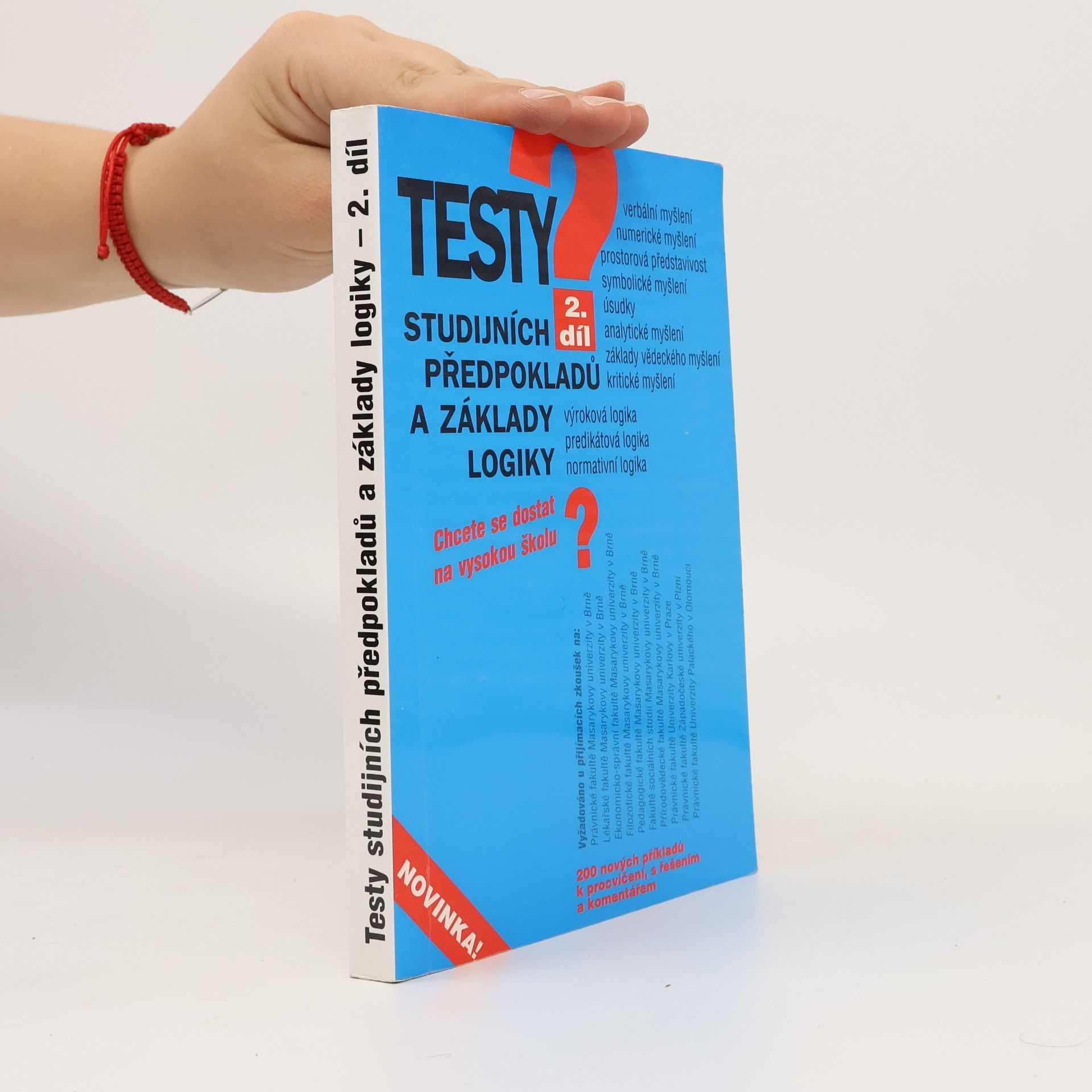 Testy studijních předpokladů a základy logiky 2. díl