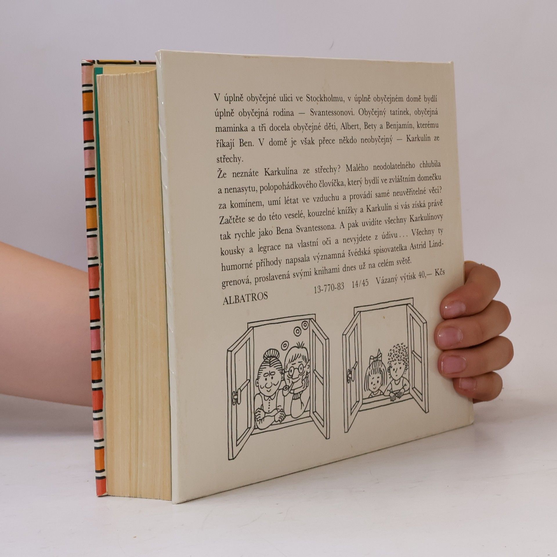 Astrid Lindgren Karkulín ze střechy