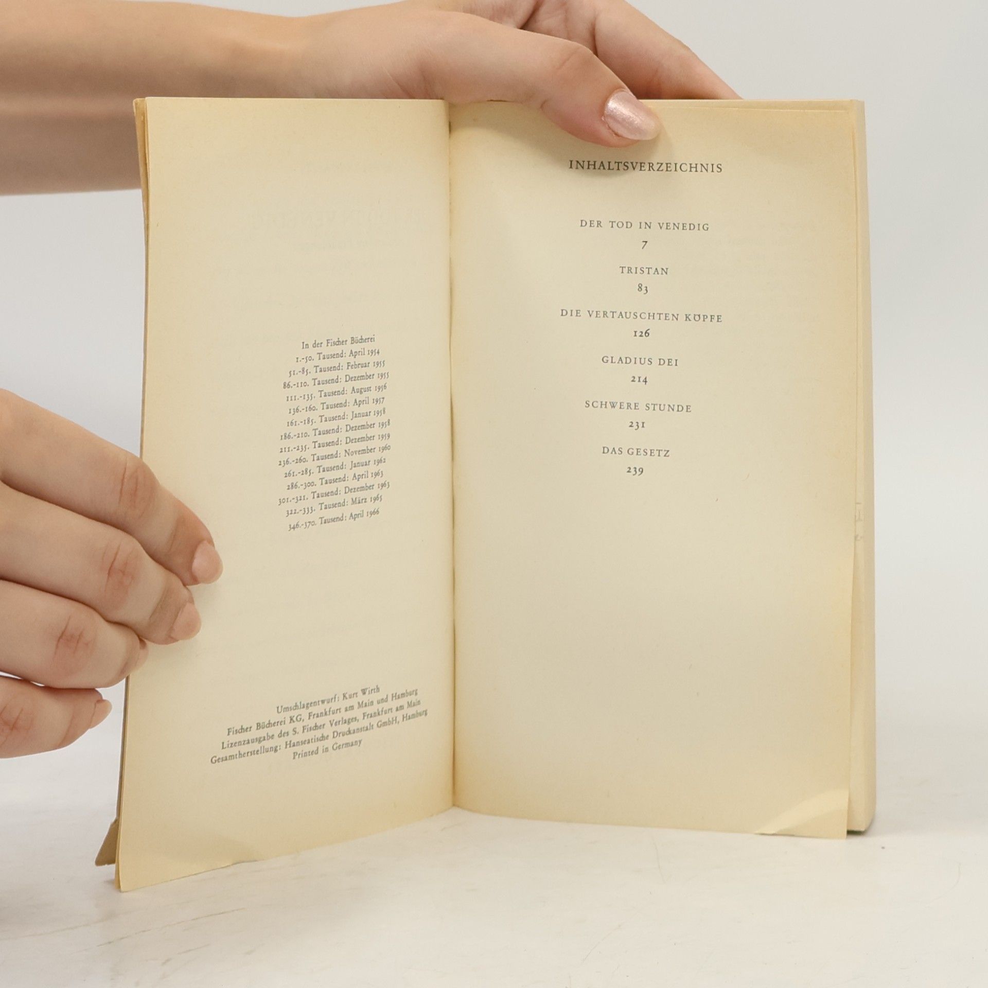 Thomas Mann Der Tod in Venedig