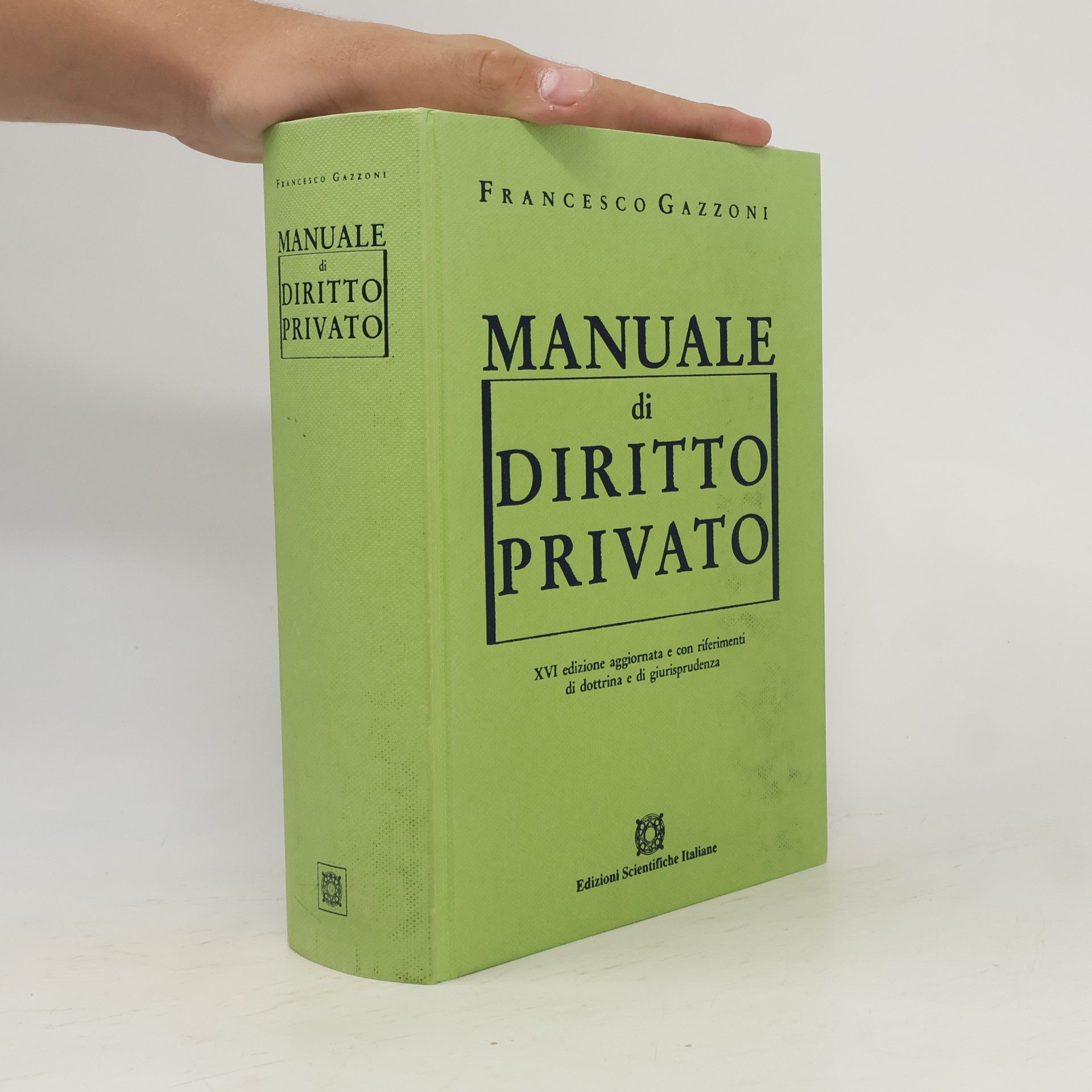 Francesco Gazzoni Manuali: Manuale di diritto privato