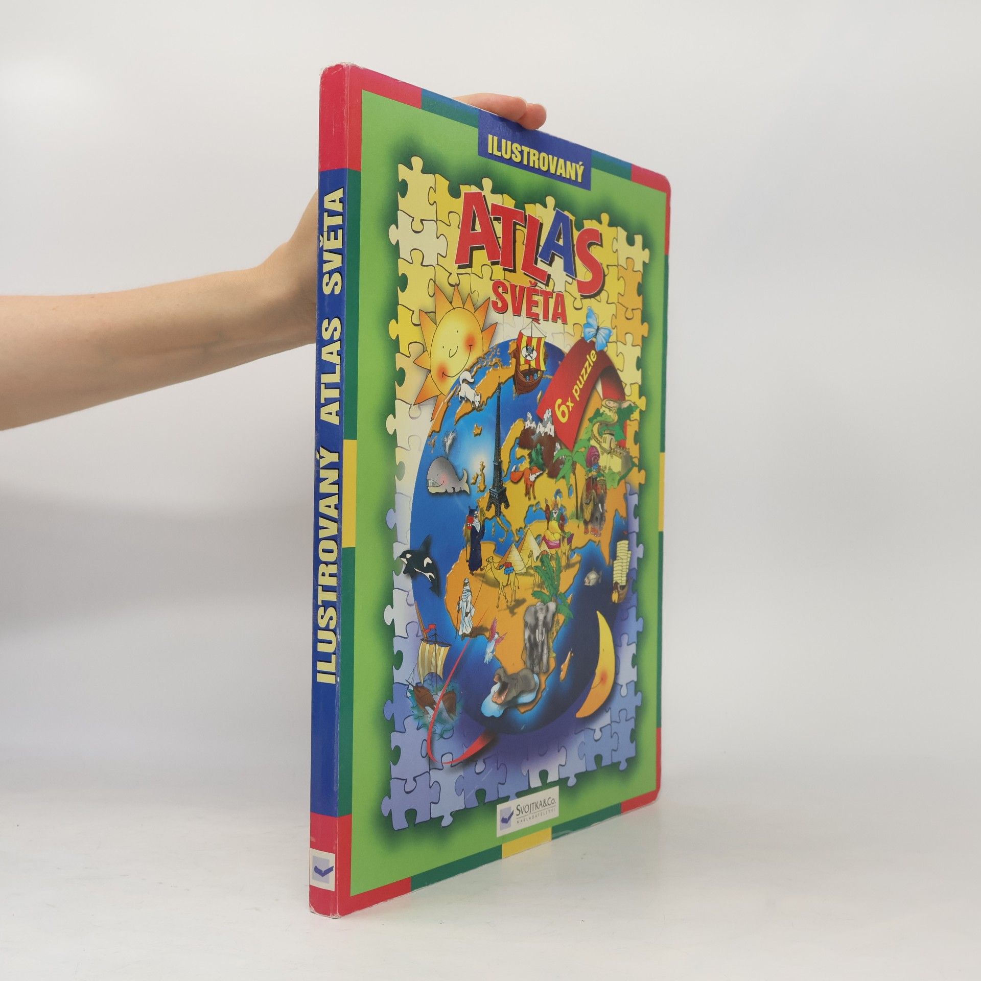 Various authors Ilustrovaný atlas světa. 6 x puzzle