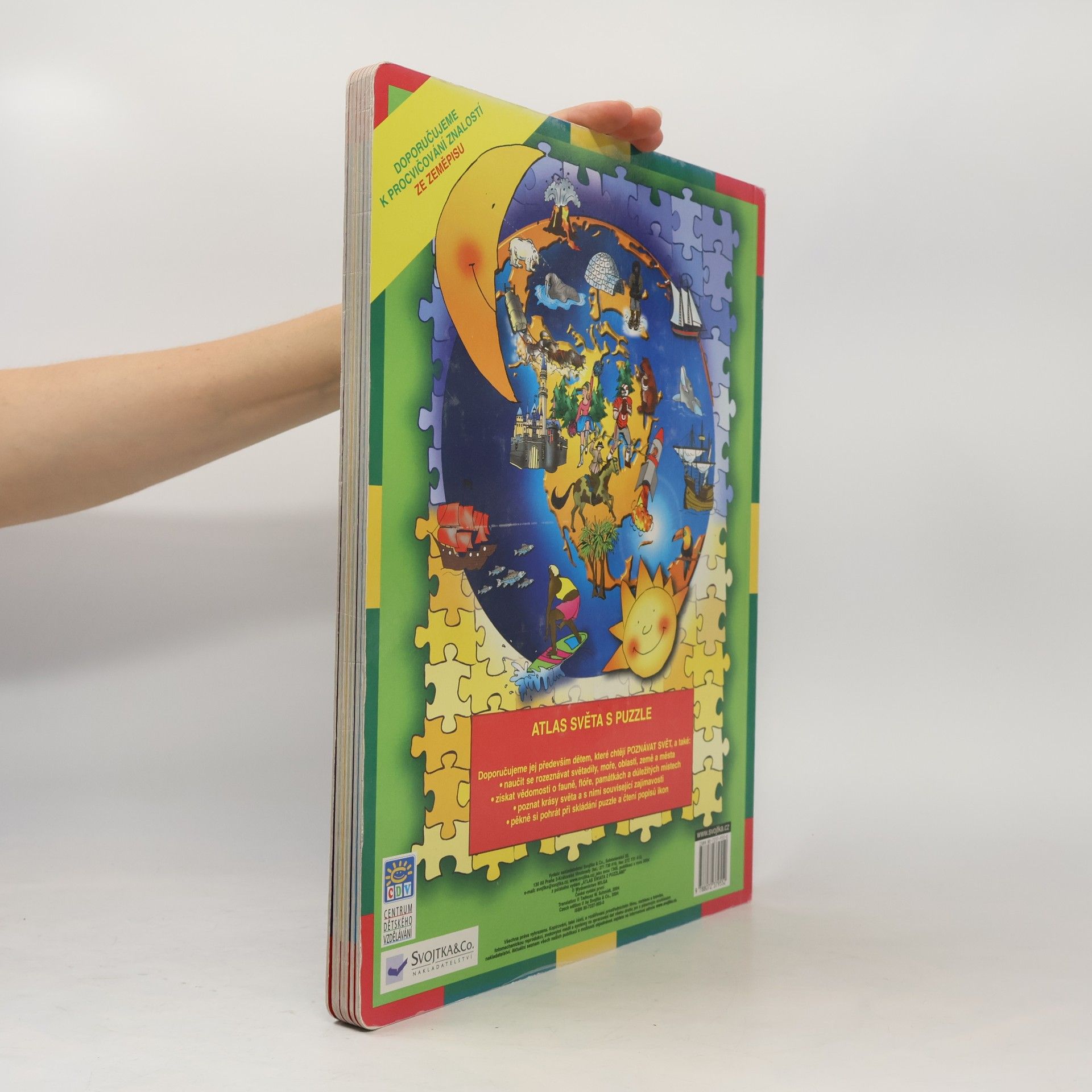 Autorenkollektiv Ilustrovaný atlas světa. 6 x puzzle