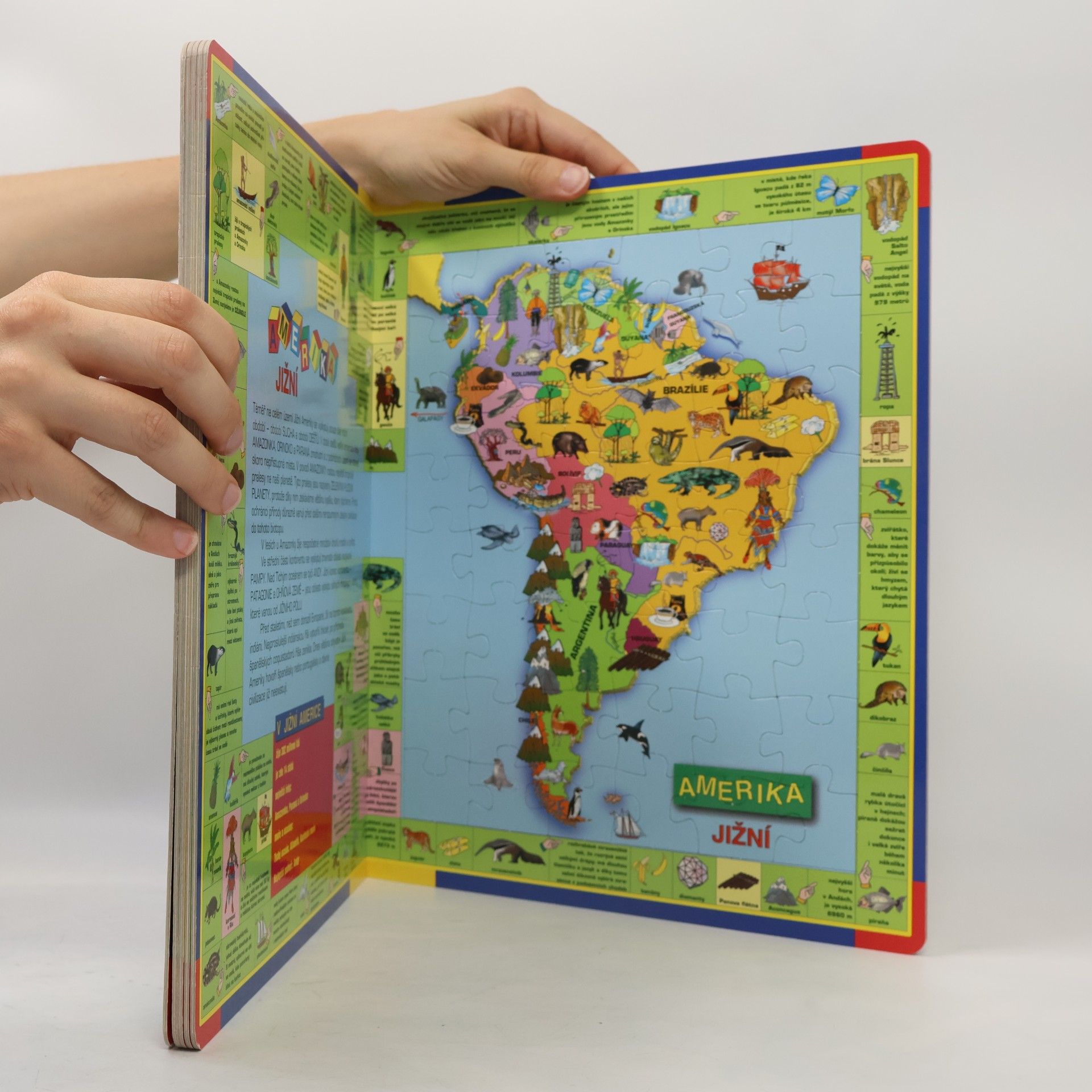 Autorenkollektiv Ilustrovaný atlas světa. 6 x puzzle