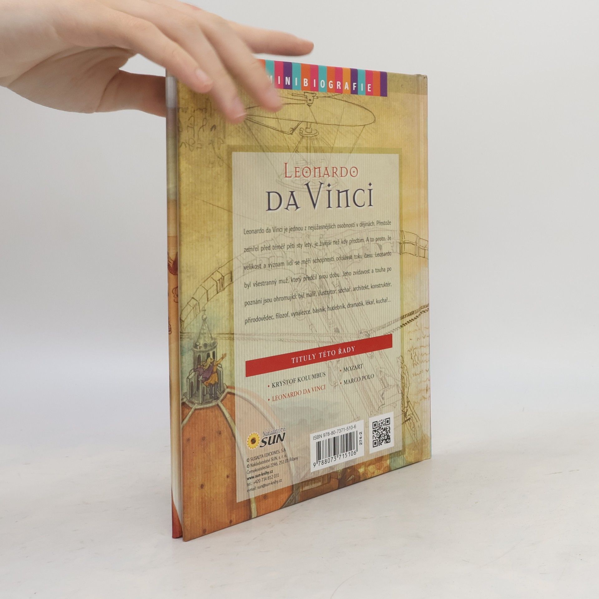 Kolektív autorov Leonardo da Vinci: minibiografie renesančního vědce a umělce