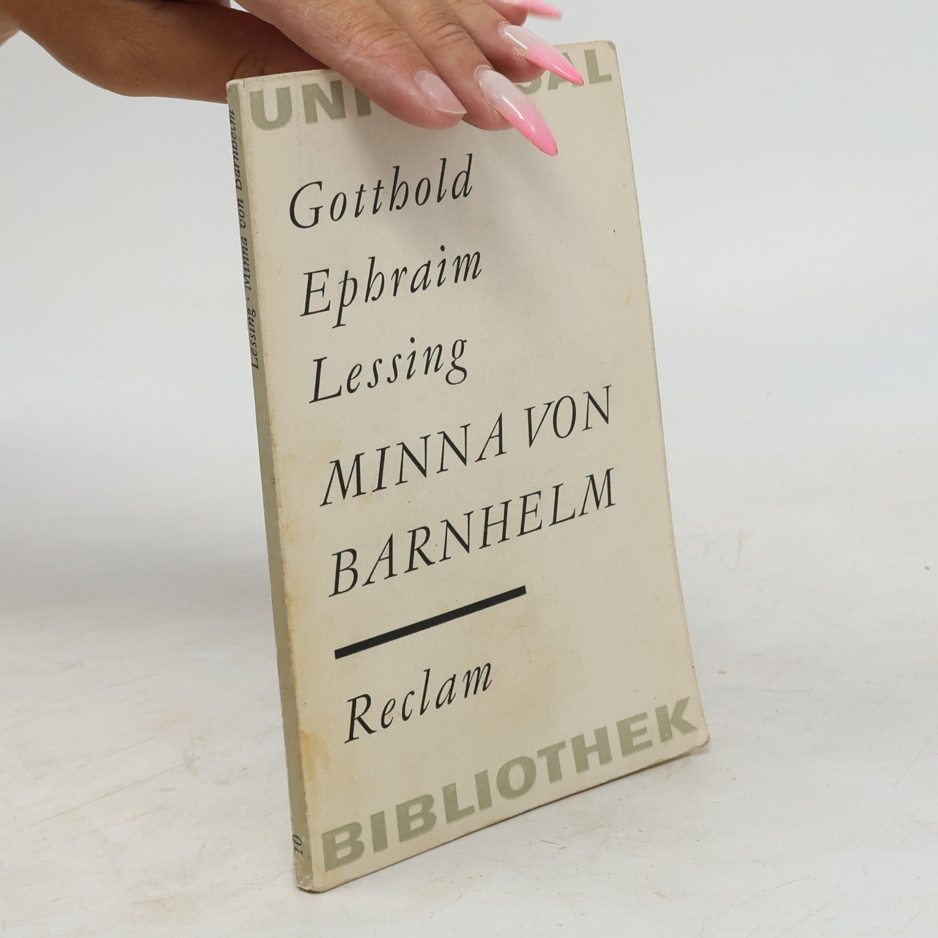Gotthold Ephraim Lessing Minna von Barnhelm