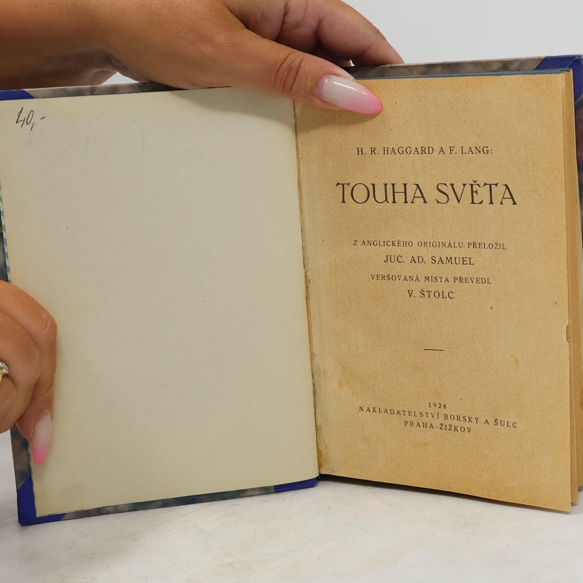 H. Rider Haggard Touha světa